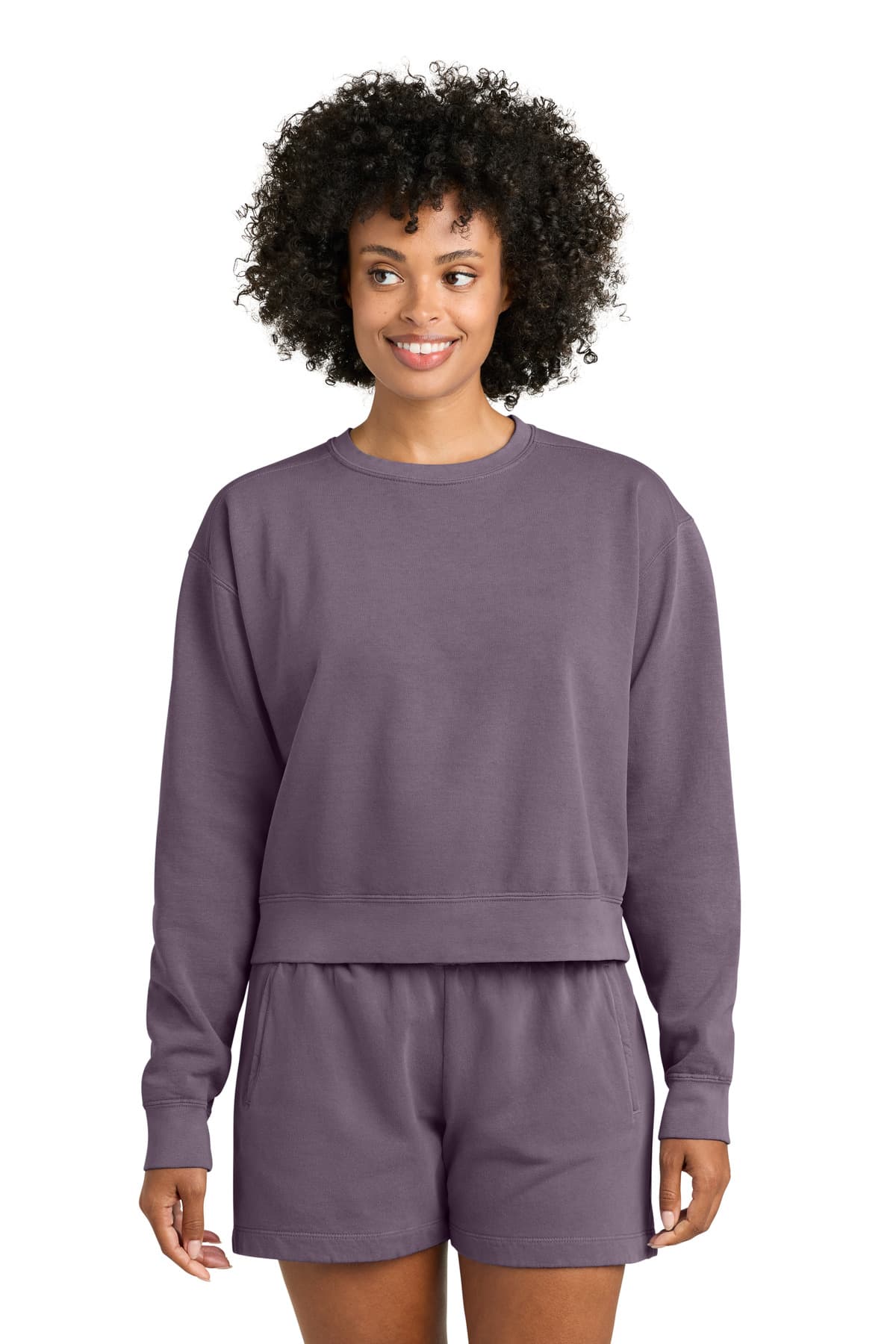 Comfort Colors Women's Mid-Length Crewneck Sweatshirt 1566L