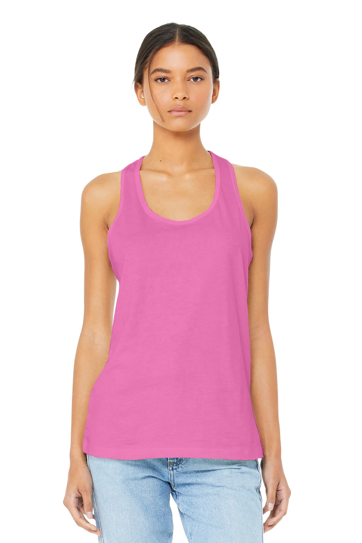 BELLA+CANVAS  Women's Jersey Racerback Tank. BC6008