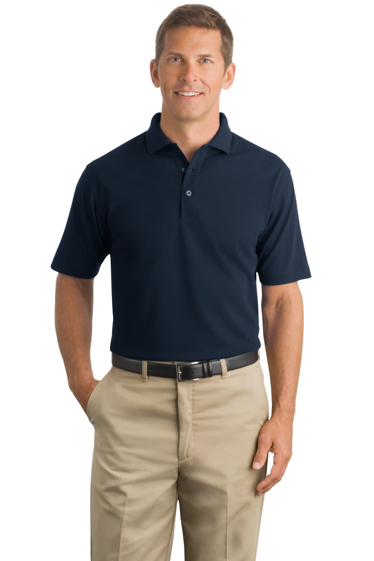 DISCONTINUED CornerStone - Industrial Pique Polo. CS402