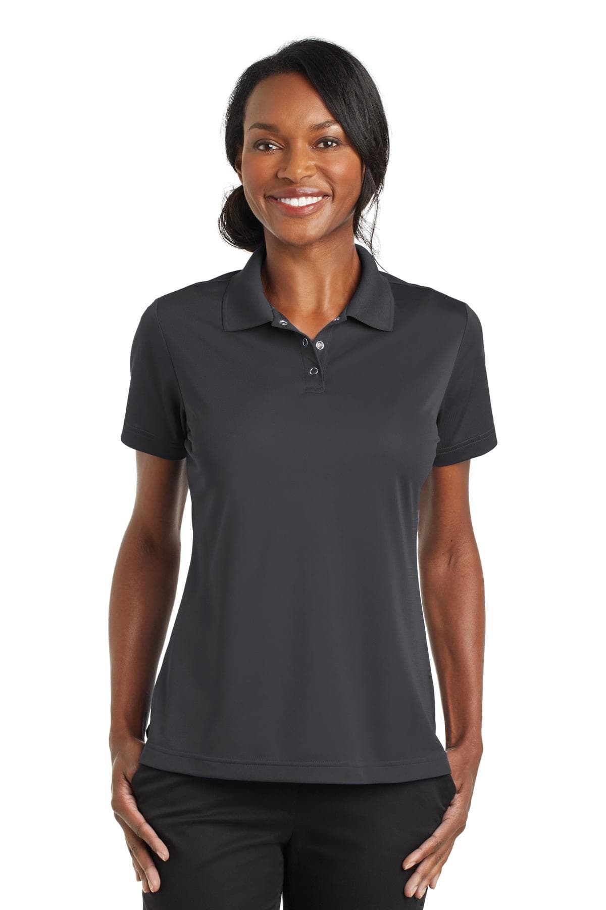 DISCONTINUED CornerStone Ladies Micropique Gripper Polo. CS422