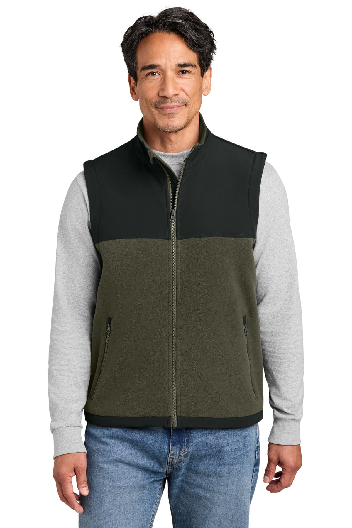 CornerStone Fleece Overlay Vest CSF751