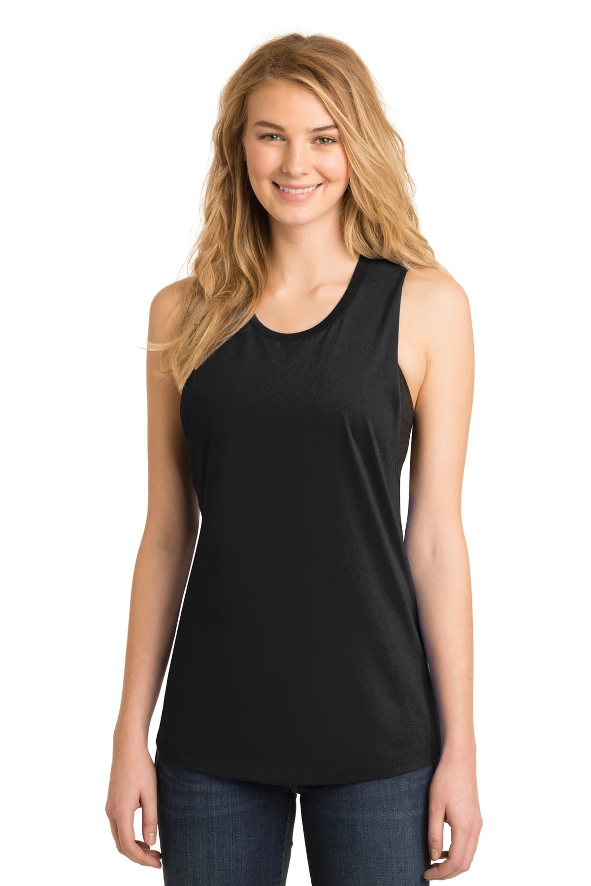 DISCONTINUED District Women's Fitted V.I.T. Festival Tank. DT6301