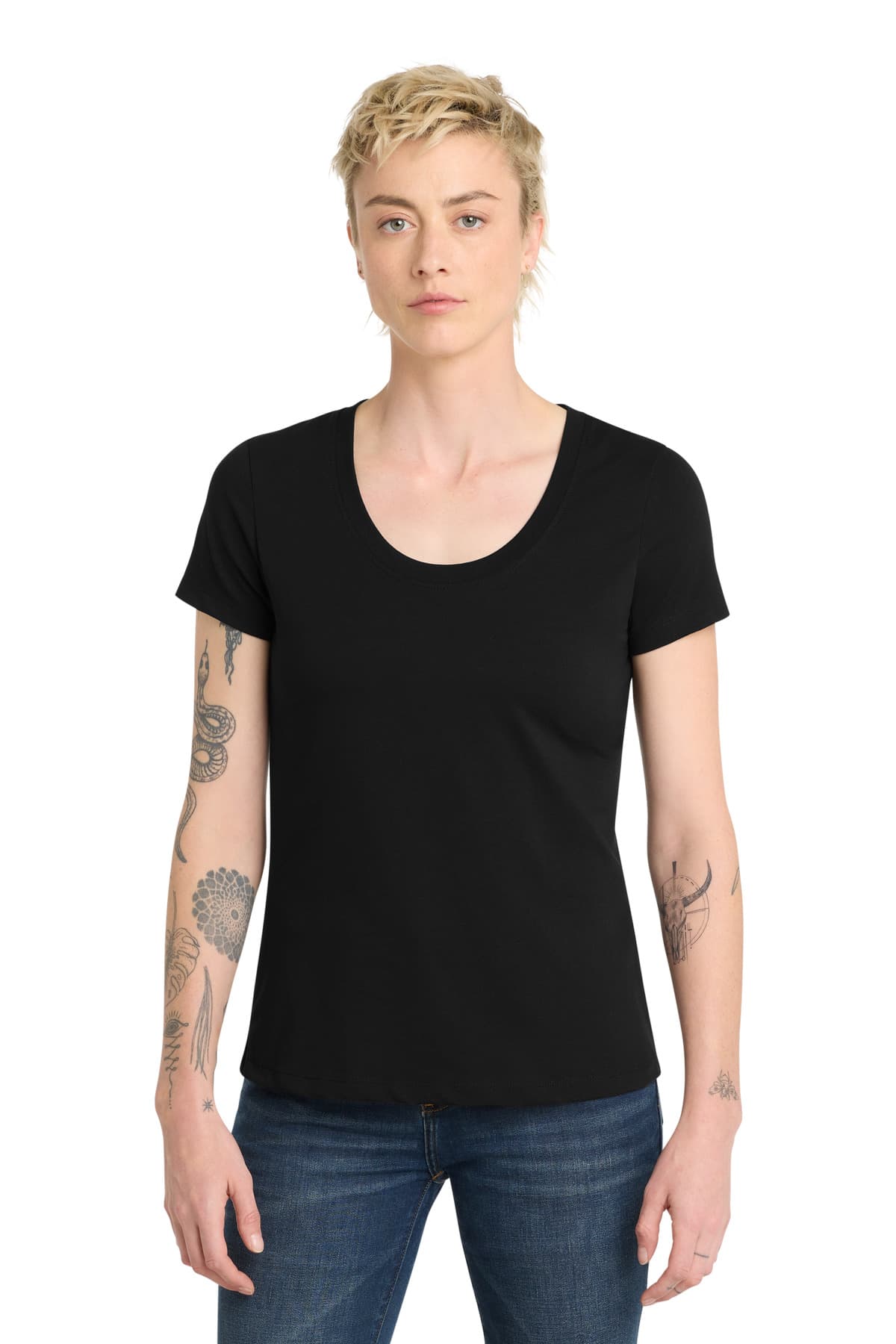 District  Women's Flex Scoop Neck Tee DT7501