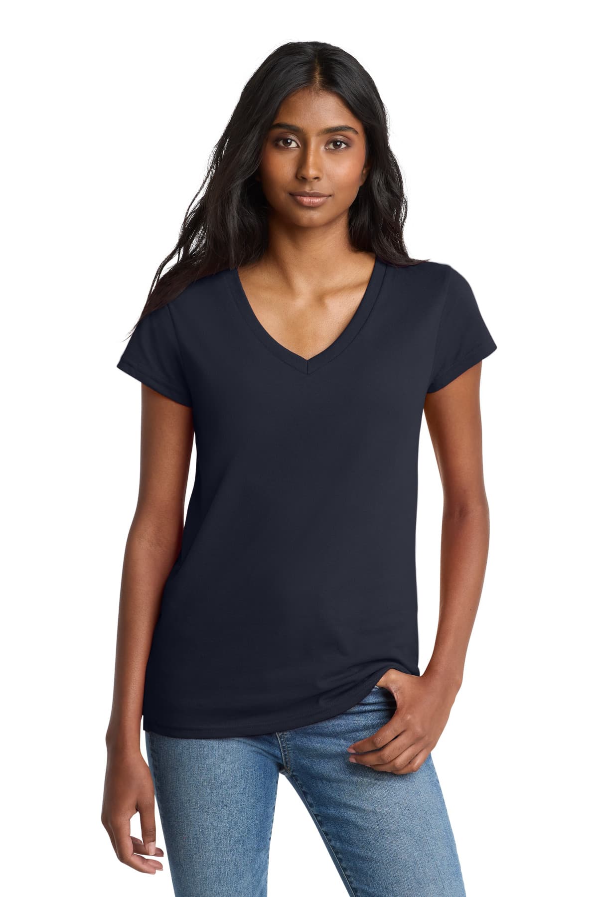 District  Women's Re-Tee  V-Neck DT8001