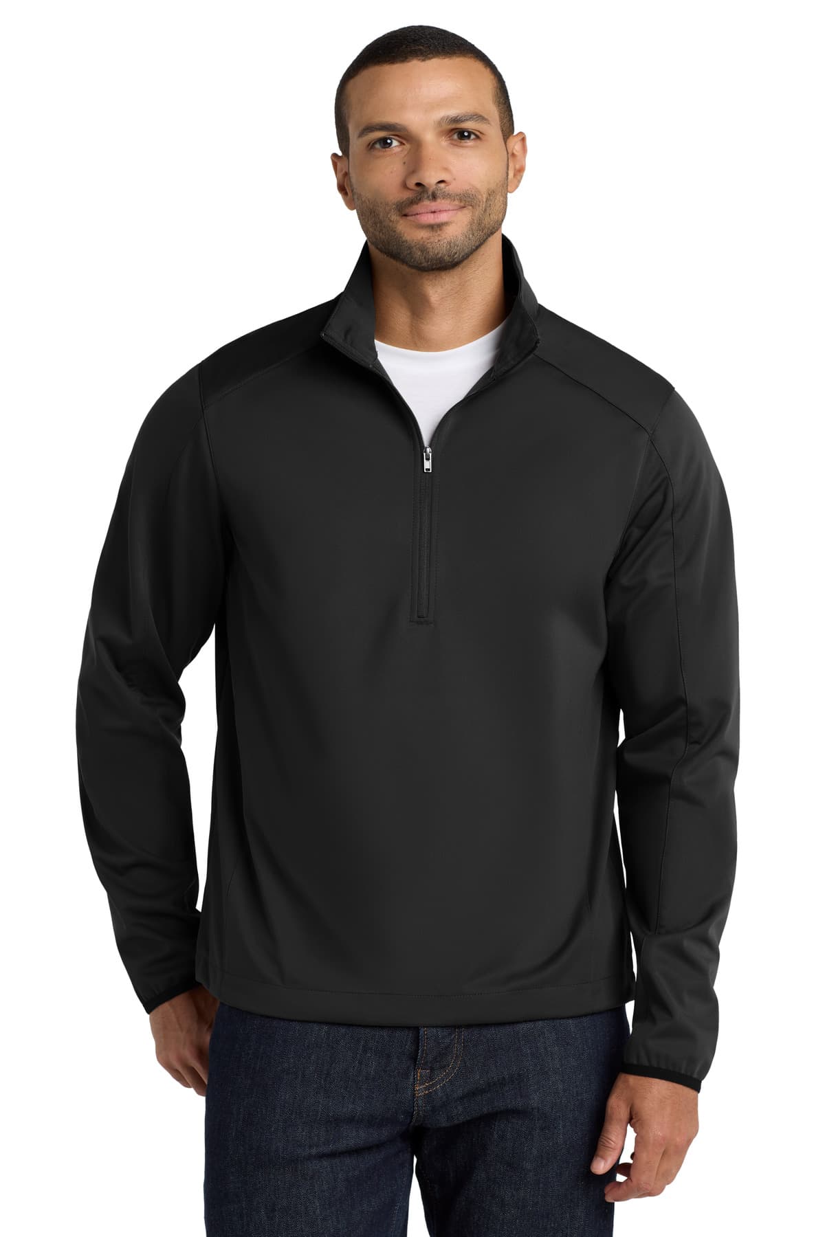 Port Authority Active 1/2-Zip Soft Shell Jacket. J716