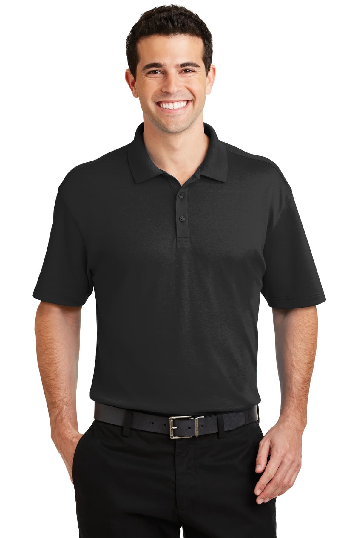 DISCONTINUED Port Authority Silk Touch Interlock Performance Polo. K5200