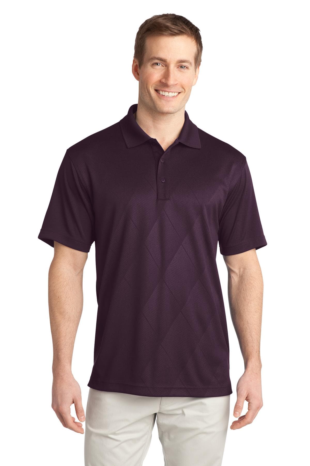 DISCONTINUED Port Authority Tech Embossed Polo. K548