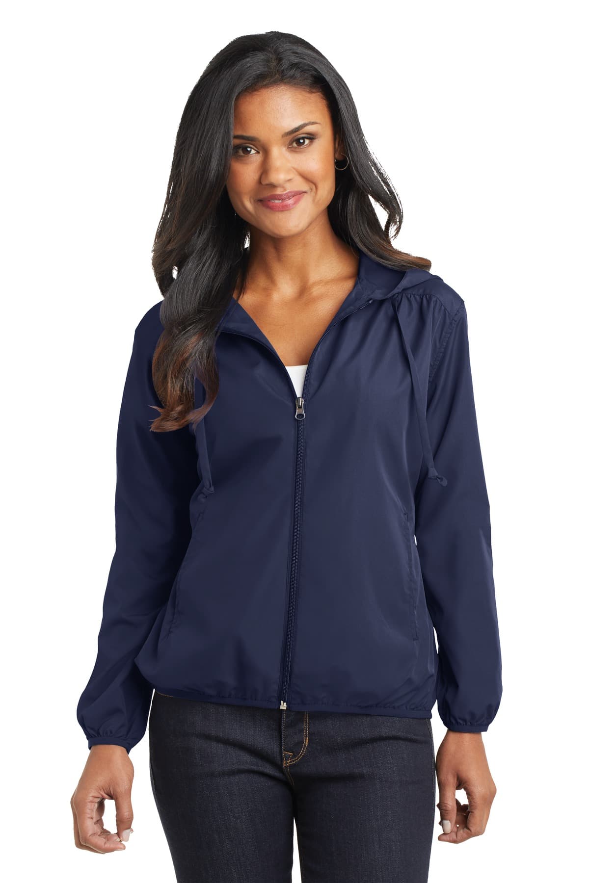 DISCONTINUED Port Authority&reg; Ladies Hooded Essential Jacket. L305