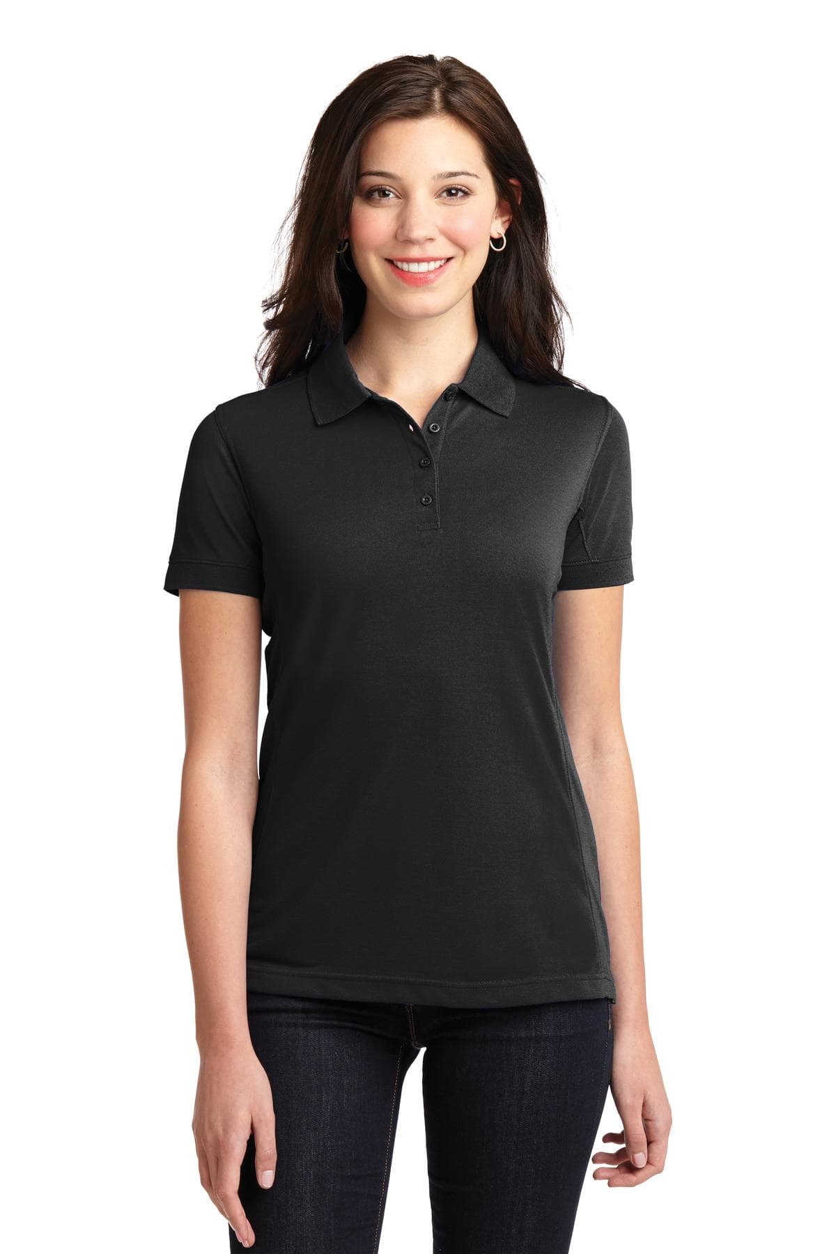 DISCONTINUED Port Authority Ladies 5-in-1 Performance Pique Polo. L567