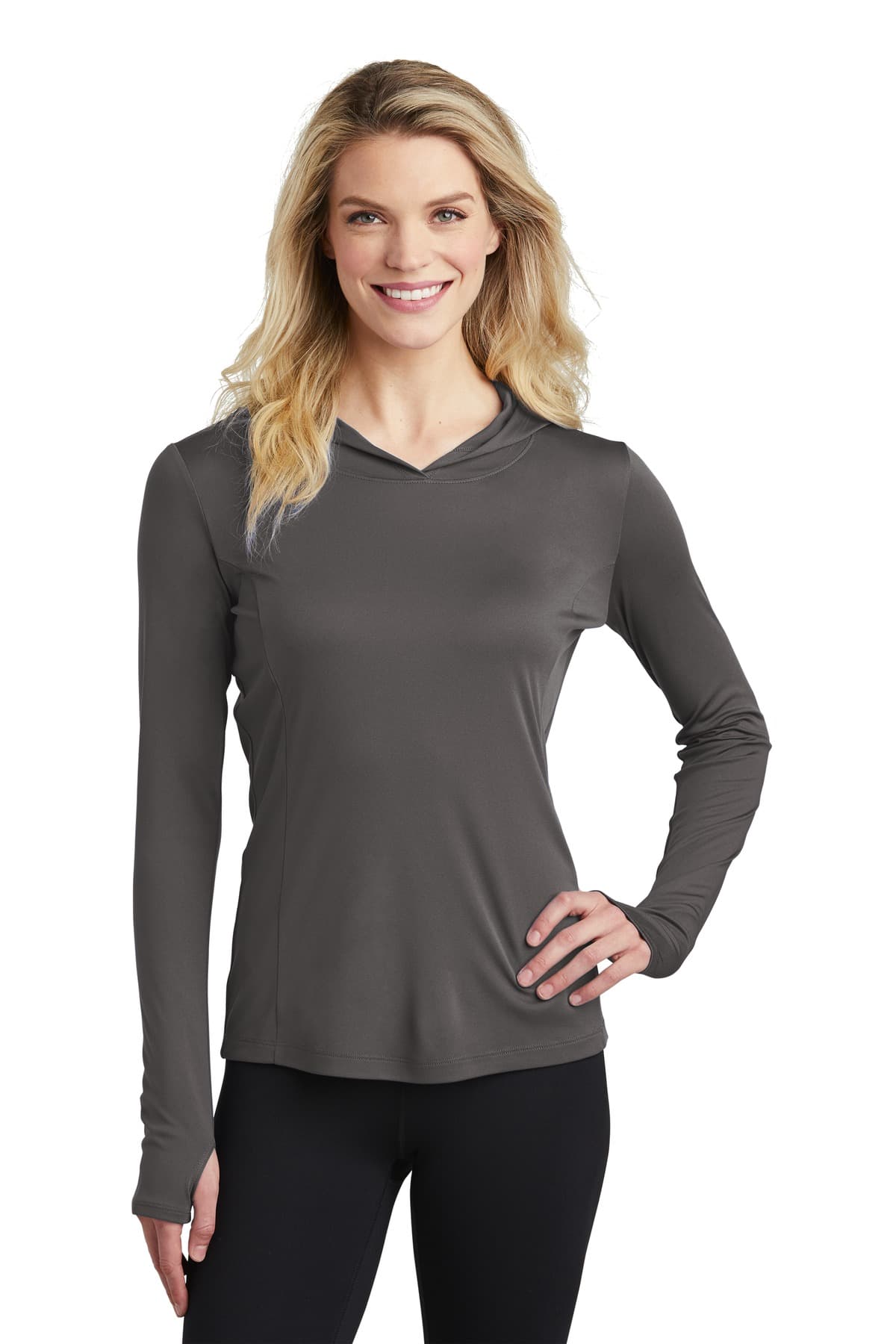 DISCONTINUED Sport-Tek  Women's PosiCharge  Competitor  Hooded Pullover. LST358