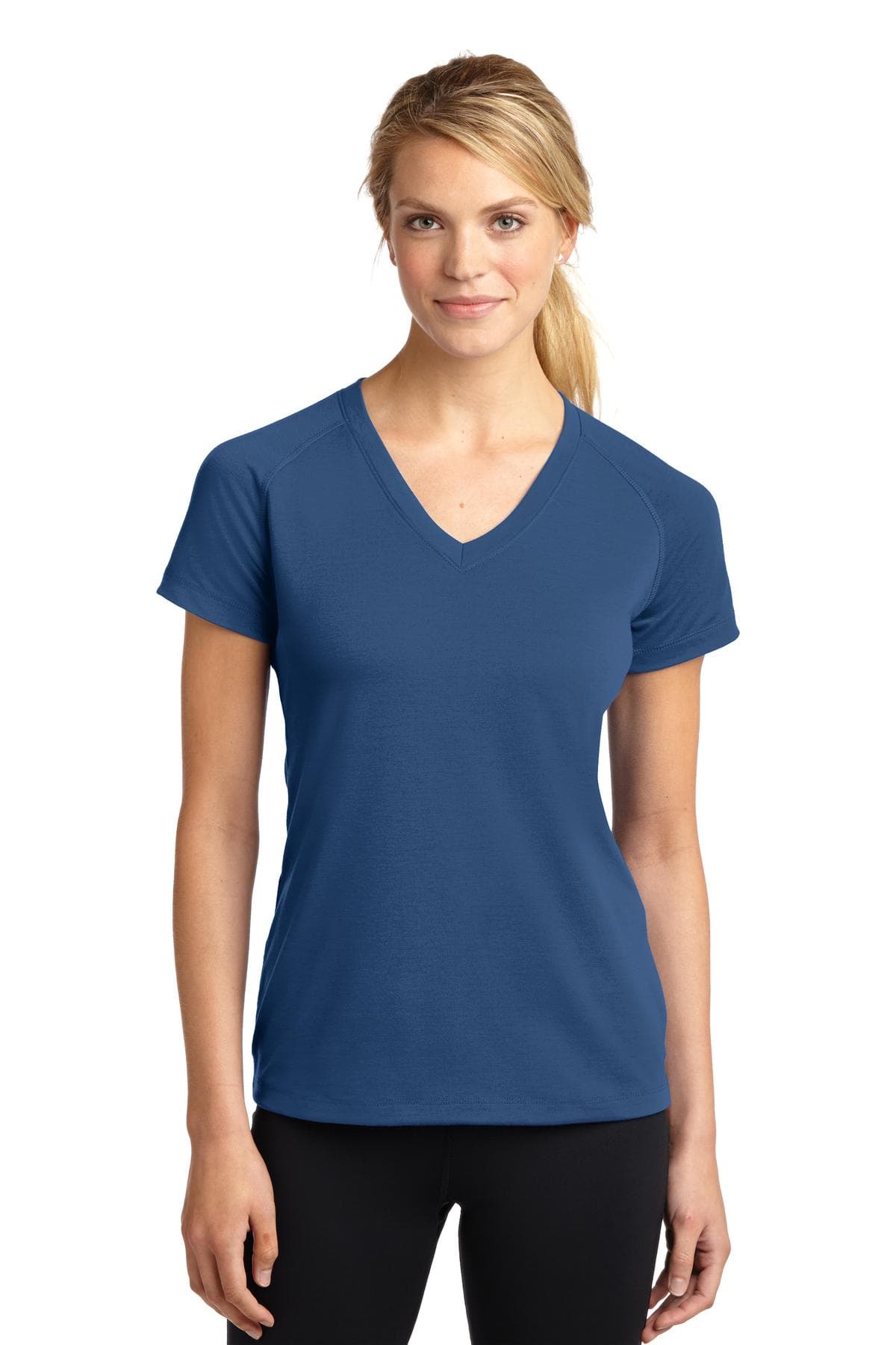 Sport-Tek Women's Ultimate Performance V-Neck. LST700
