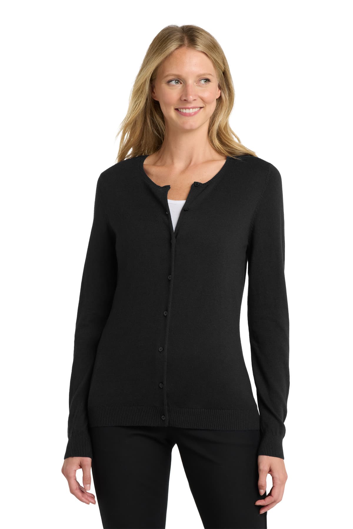 DISCONTINUED Port Authority Women's Cardigan Sweater. LSW287
