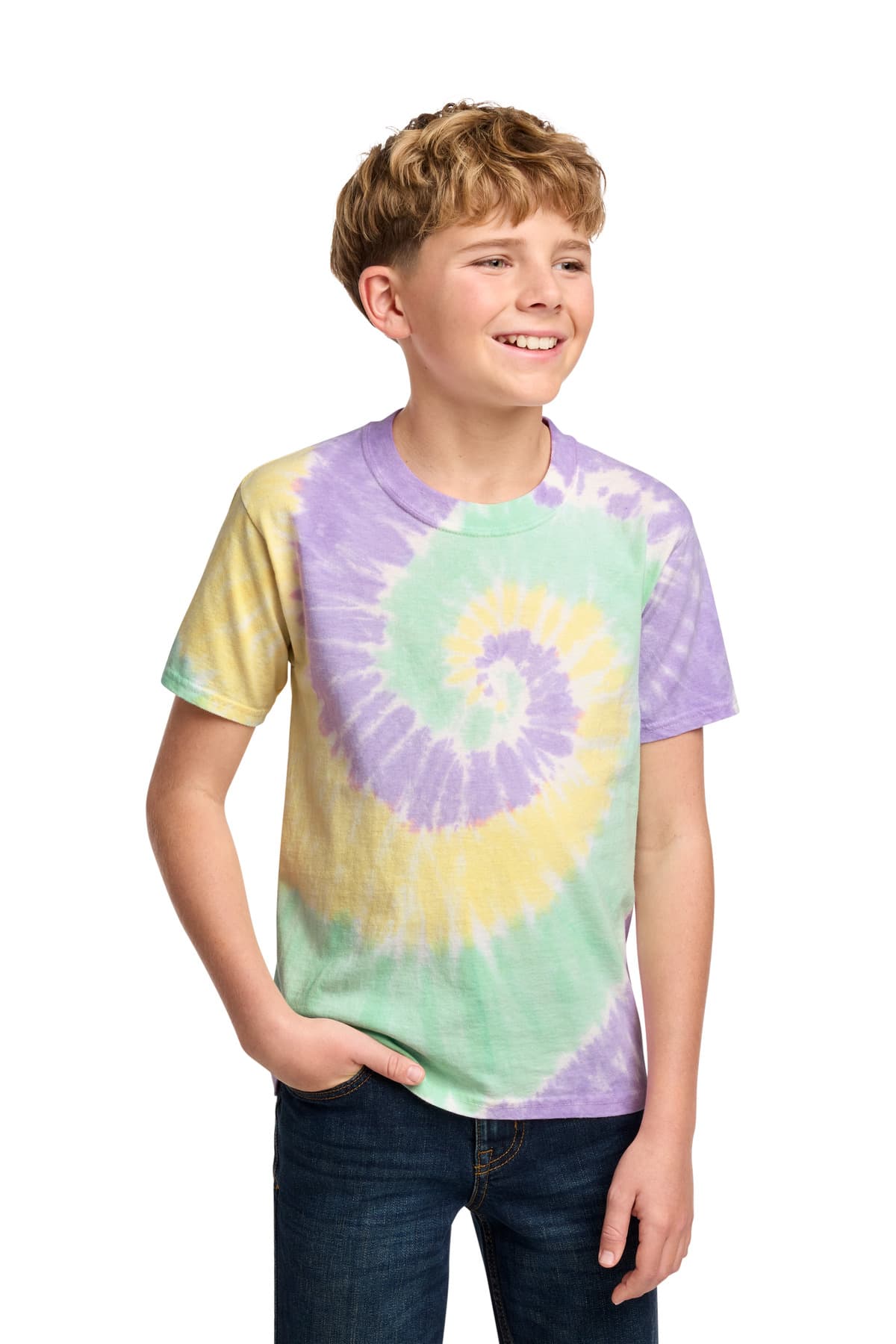 Port & Co Youth Tie-Dye Tee. PC147Y