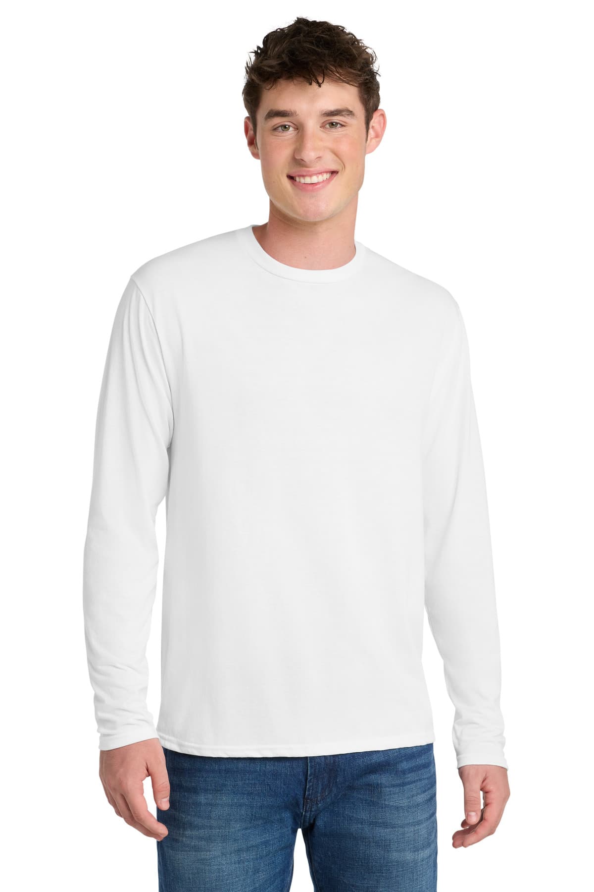 Port & Co Long Sleeve Performance Blend Tee. PC381LS