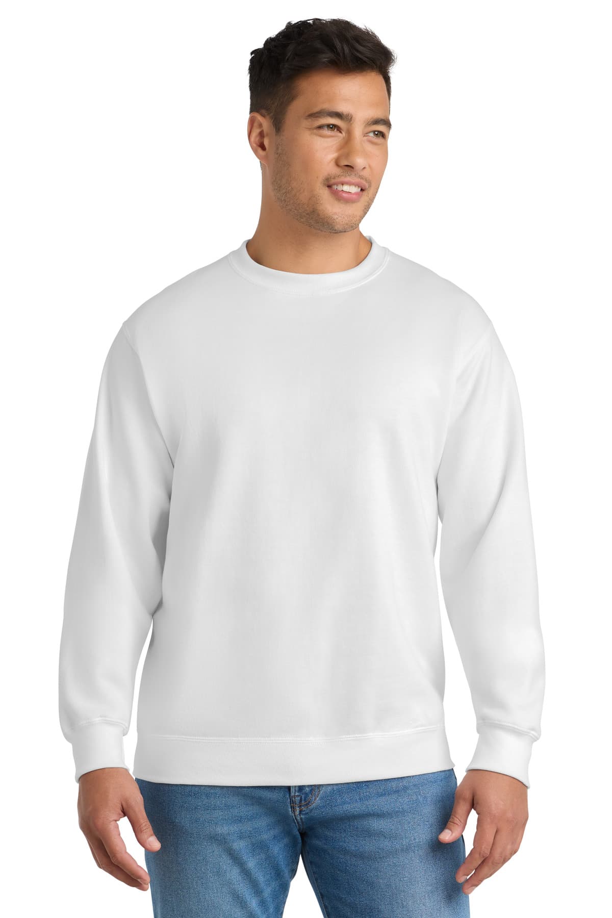 Port & Co Tall Essential Fleece Crewneck Sweatshirt. PC90T