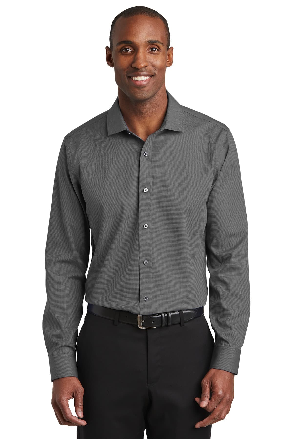 Red House  Slim Fit Nailhead Non-Iron Shirt. RH390