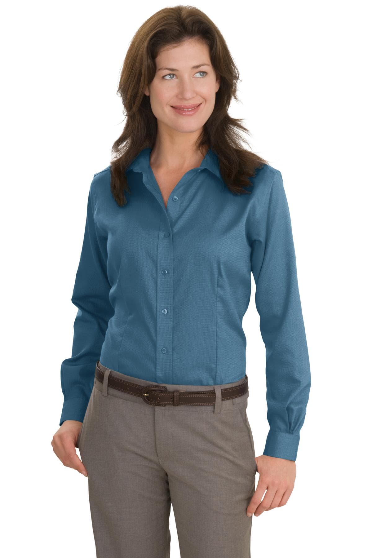 DISCONTINUED Red House - Ladies Nailhead Non-Iron Shirt.  RH47