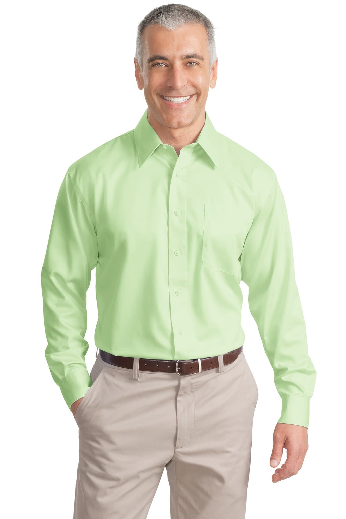 DISCONTINUED Port Authority Non-Iron Twill Shirt.  S638