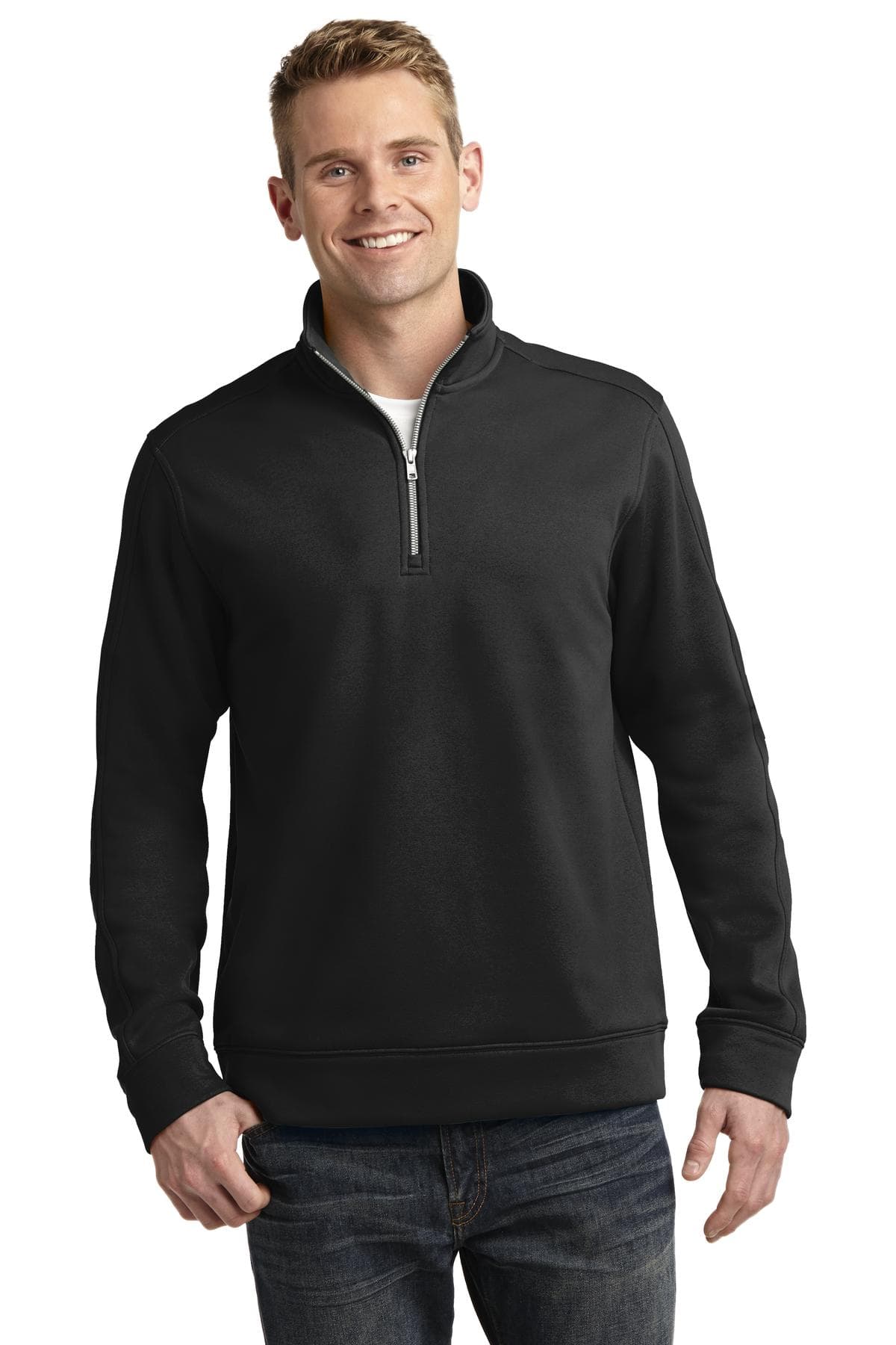 DISCONTINUED Sport-Tek Repel Fleece 1/4-Zip Pullover. ST291