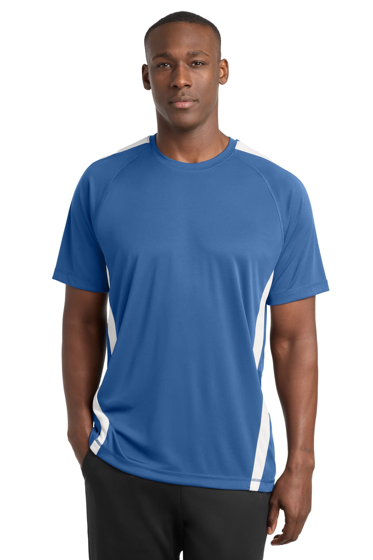 DISCONTINUED Sport-Tek Colorblock PosiCharge Competitor Tee. ST351