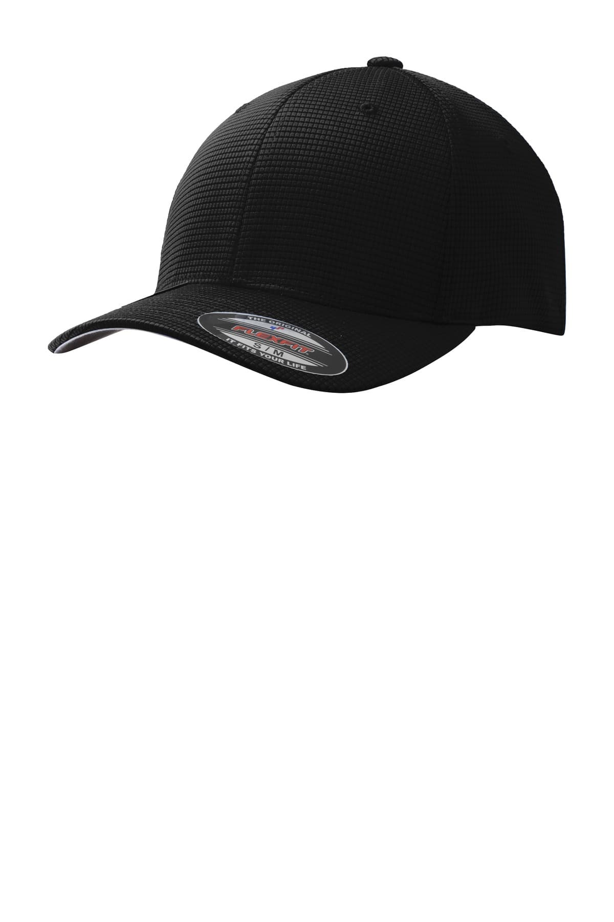DISCONTINUED Sport-Tek Flexfit Grid Texture Cap. STC33