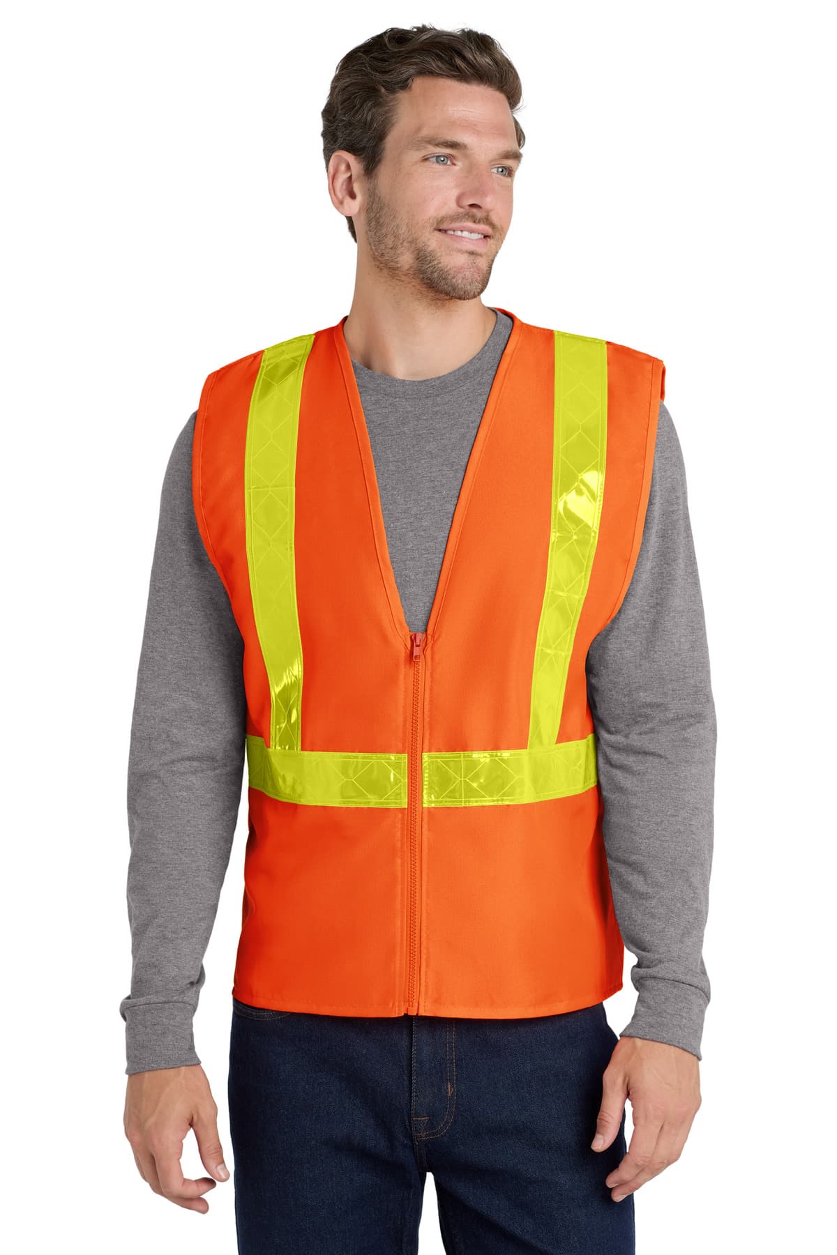 DISCONTINUED Port Authority Enhanced Visibility Vest.  SV01