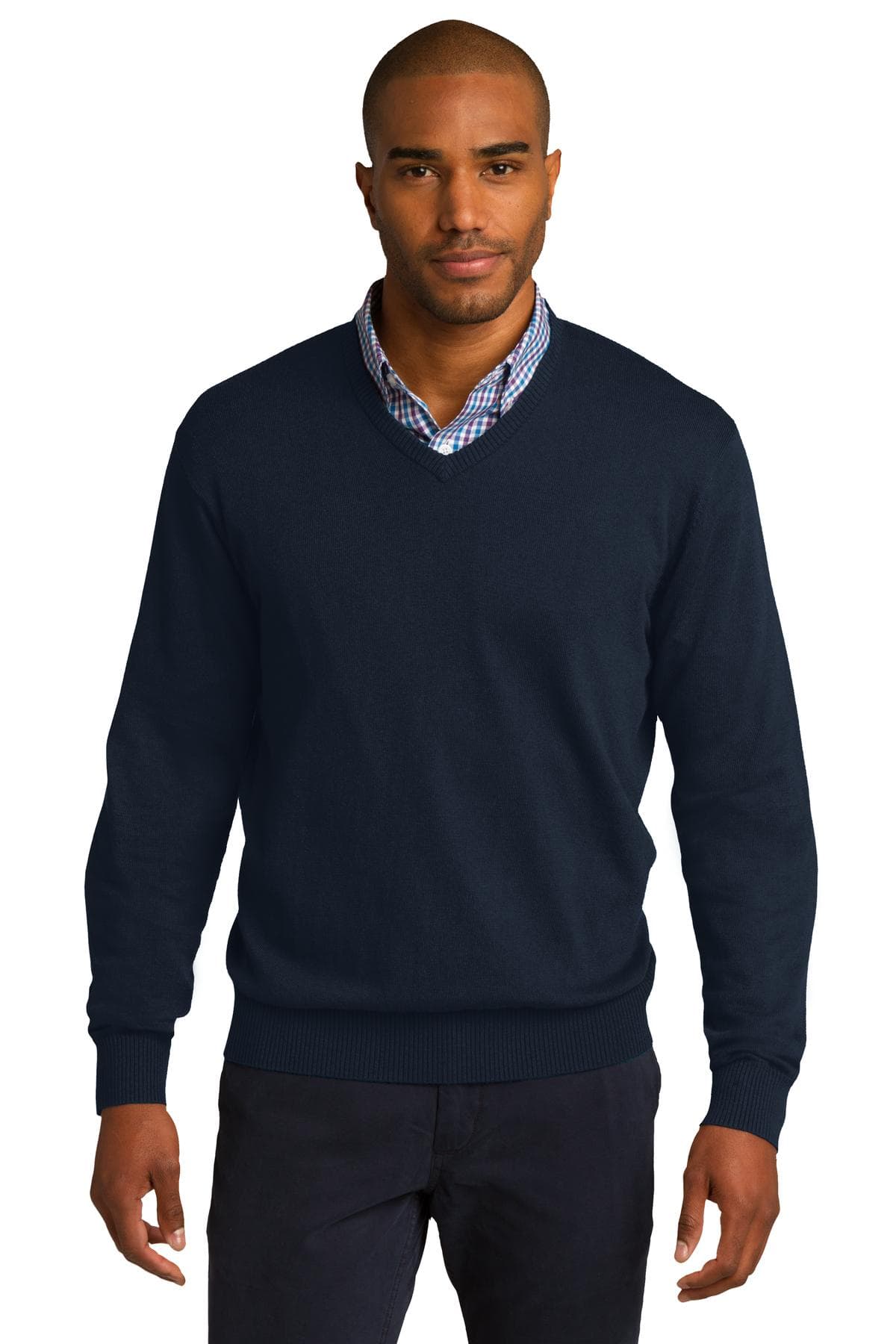 DISCONTINUED Port Authority V-Neck Sweater. SW285