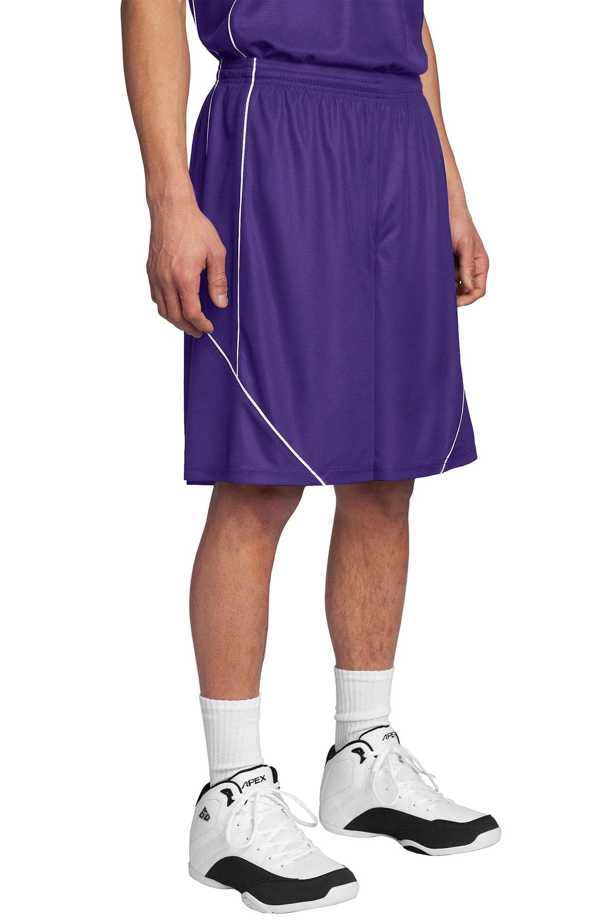 DISCONTINUED Sport-Tek PosiCharge Mesh Reversible Spliced Short. T565