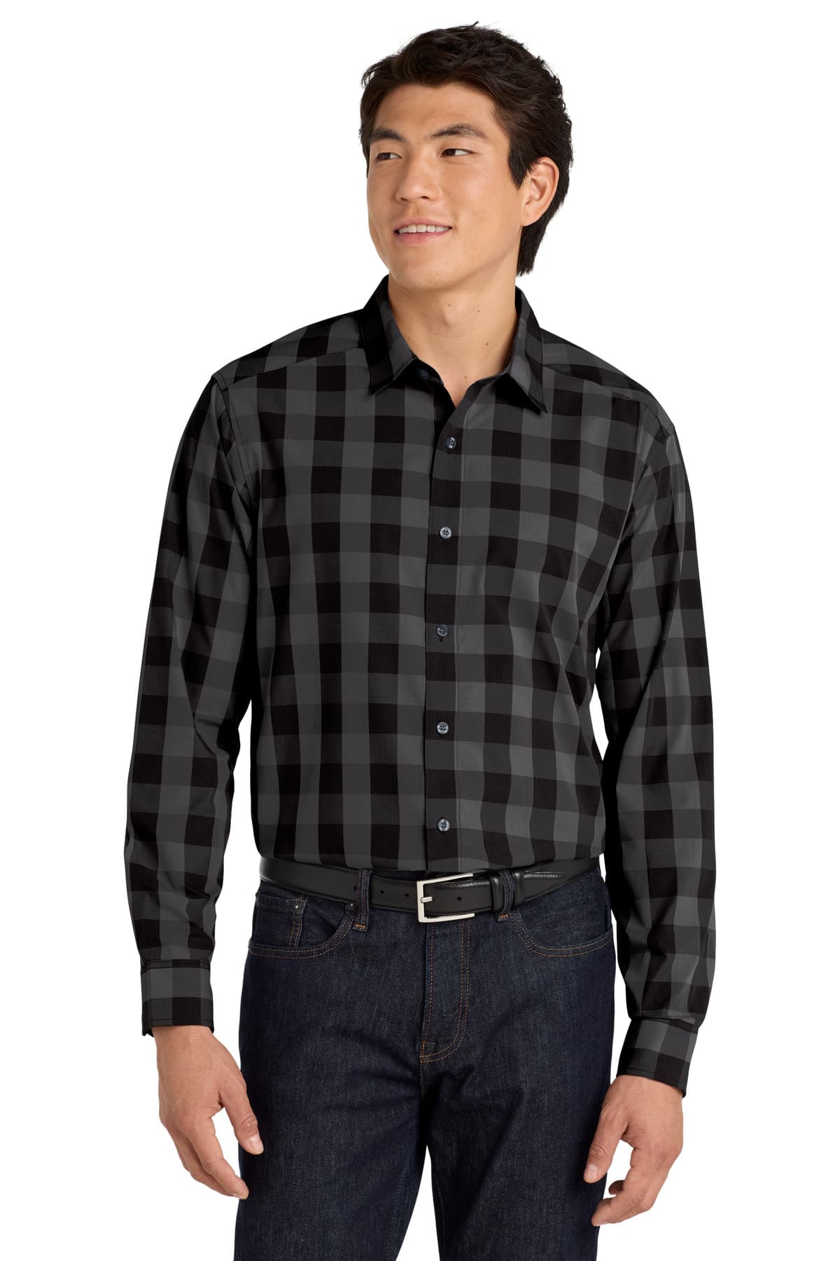 DISCONTINUED Port Authority  Everyday Plaid Shirt. W670