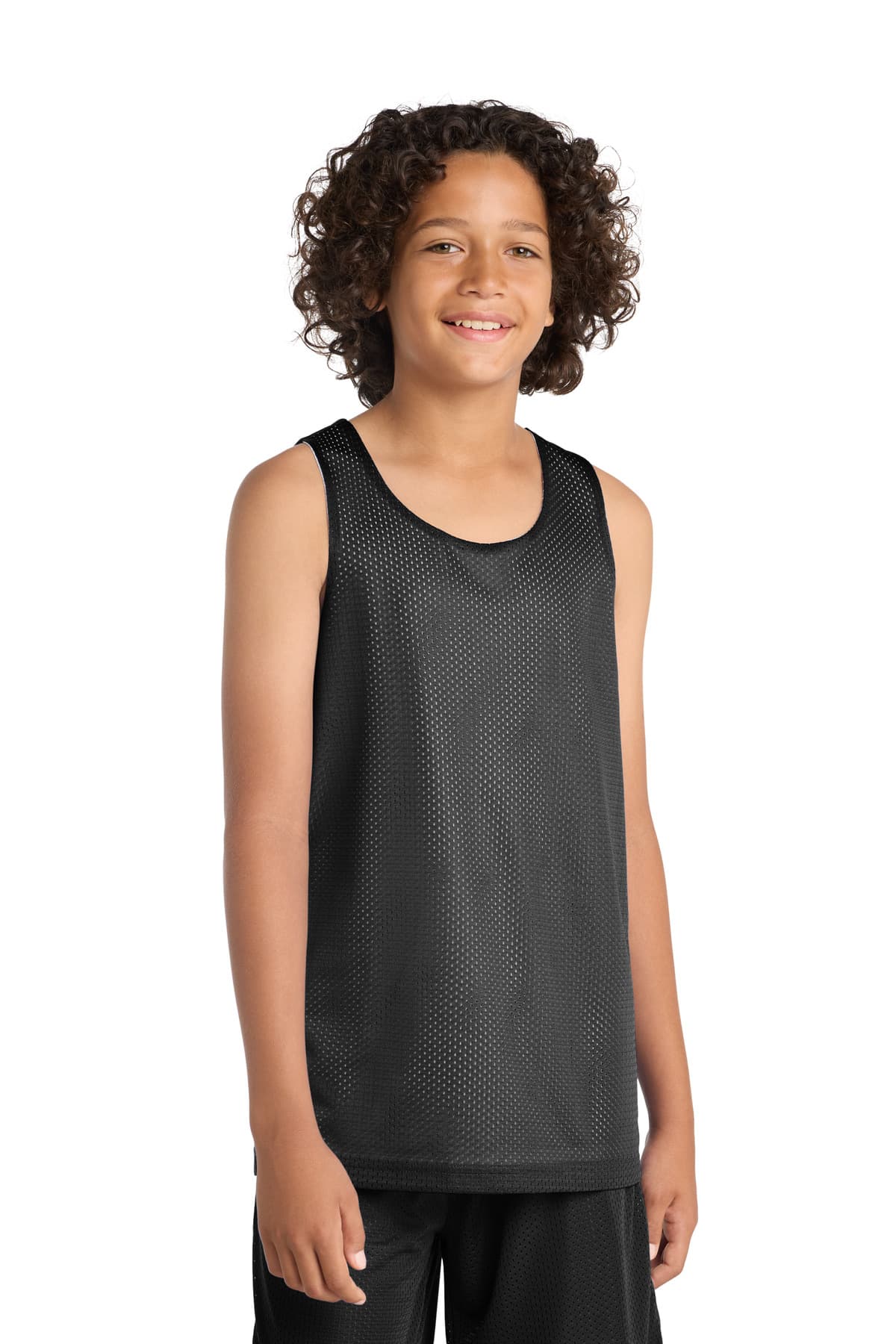 DISCONTINUED Sport-Tek Youth PosiCharge Classic Mesh Reversible Tank. YST500