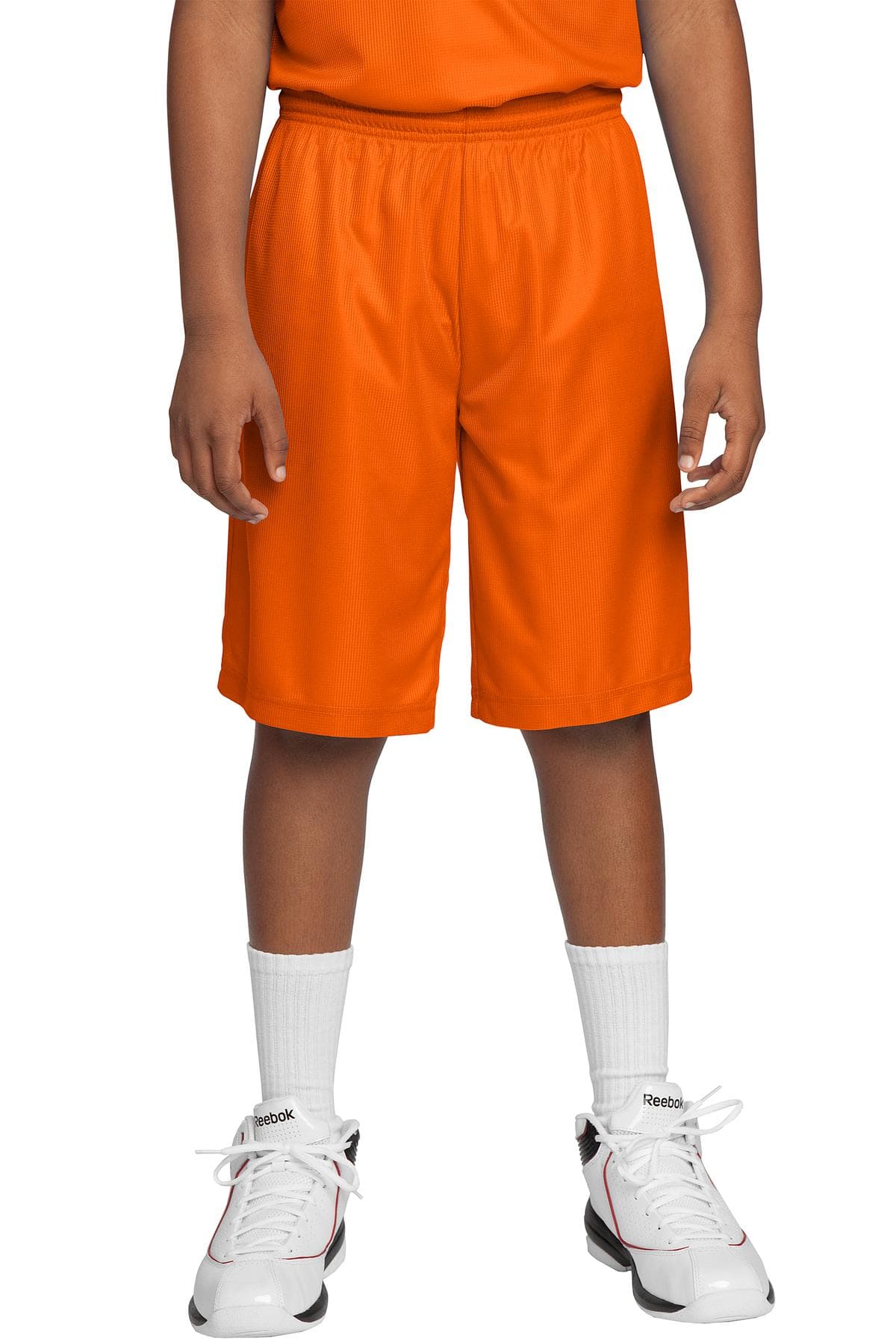 DISCONTINUED Sport-Tek Youth PosiCharge Mesh Reversible Short. YT560