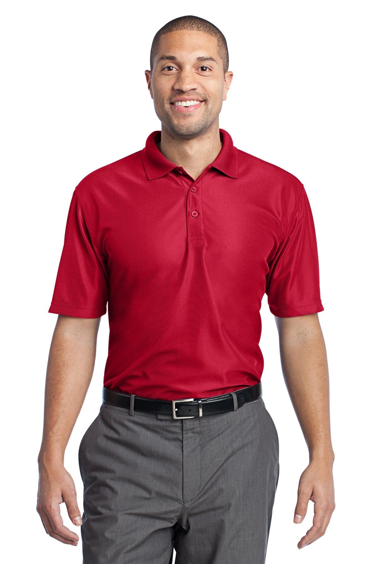 DISCONTINUED Port Authority Performance Vertical Pique Polo. K512
