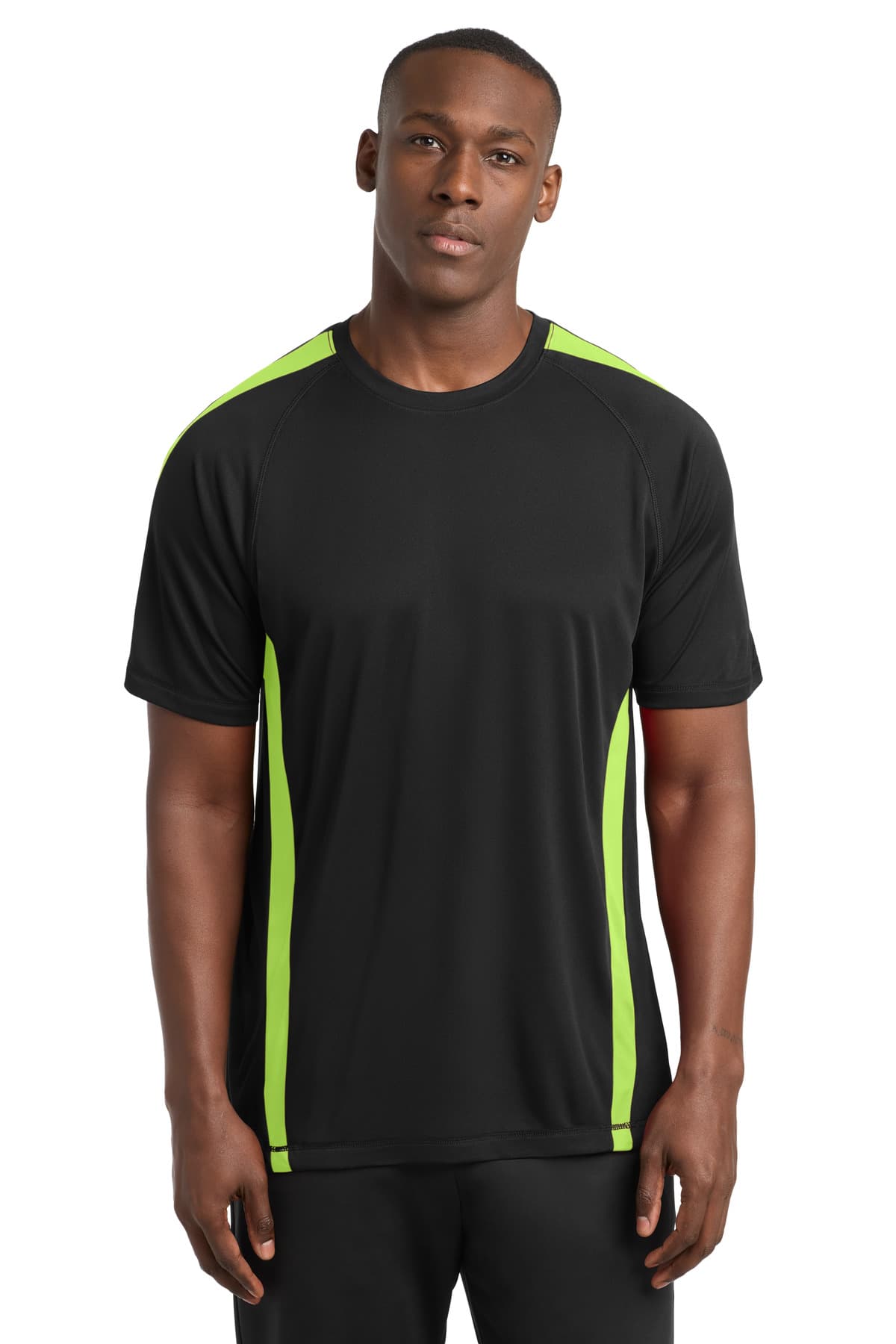 DISCONTINUED Sport-Tek Tall Colorblock PosiCharge Competitor Tee. TST351