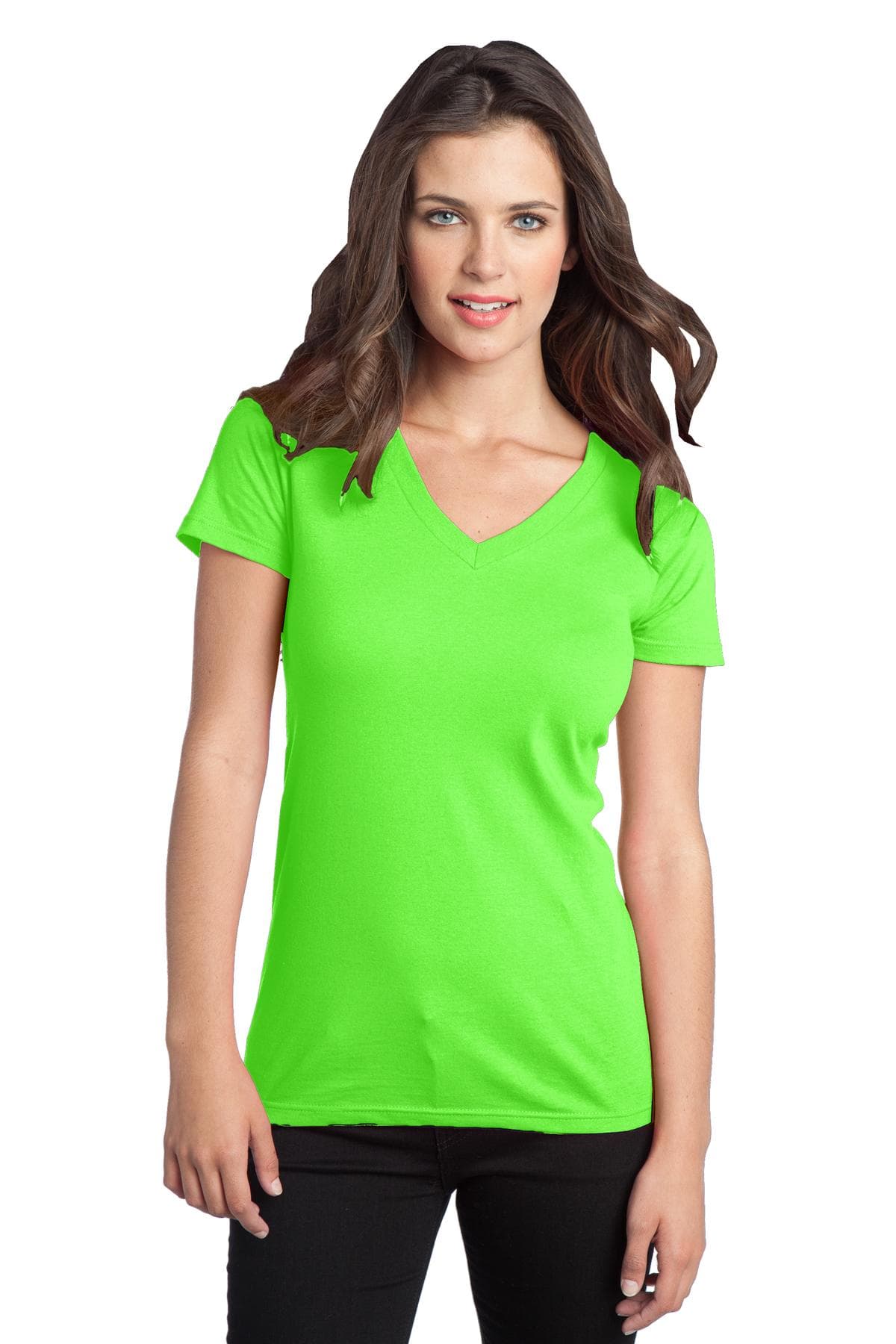 DISCONTINUED District - Juniors The Concert Tee V-Neck. DT5501