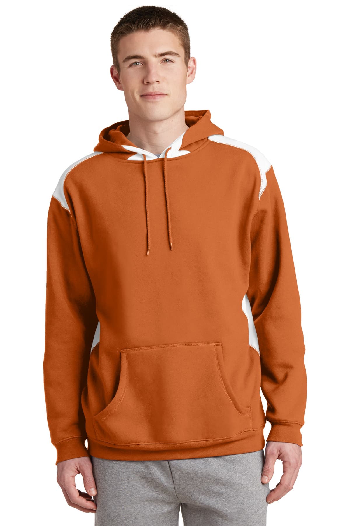 DISCONTINUED Sport-Tek Pullover Hooded Sweatshirt with Contrast Color. F264