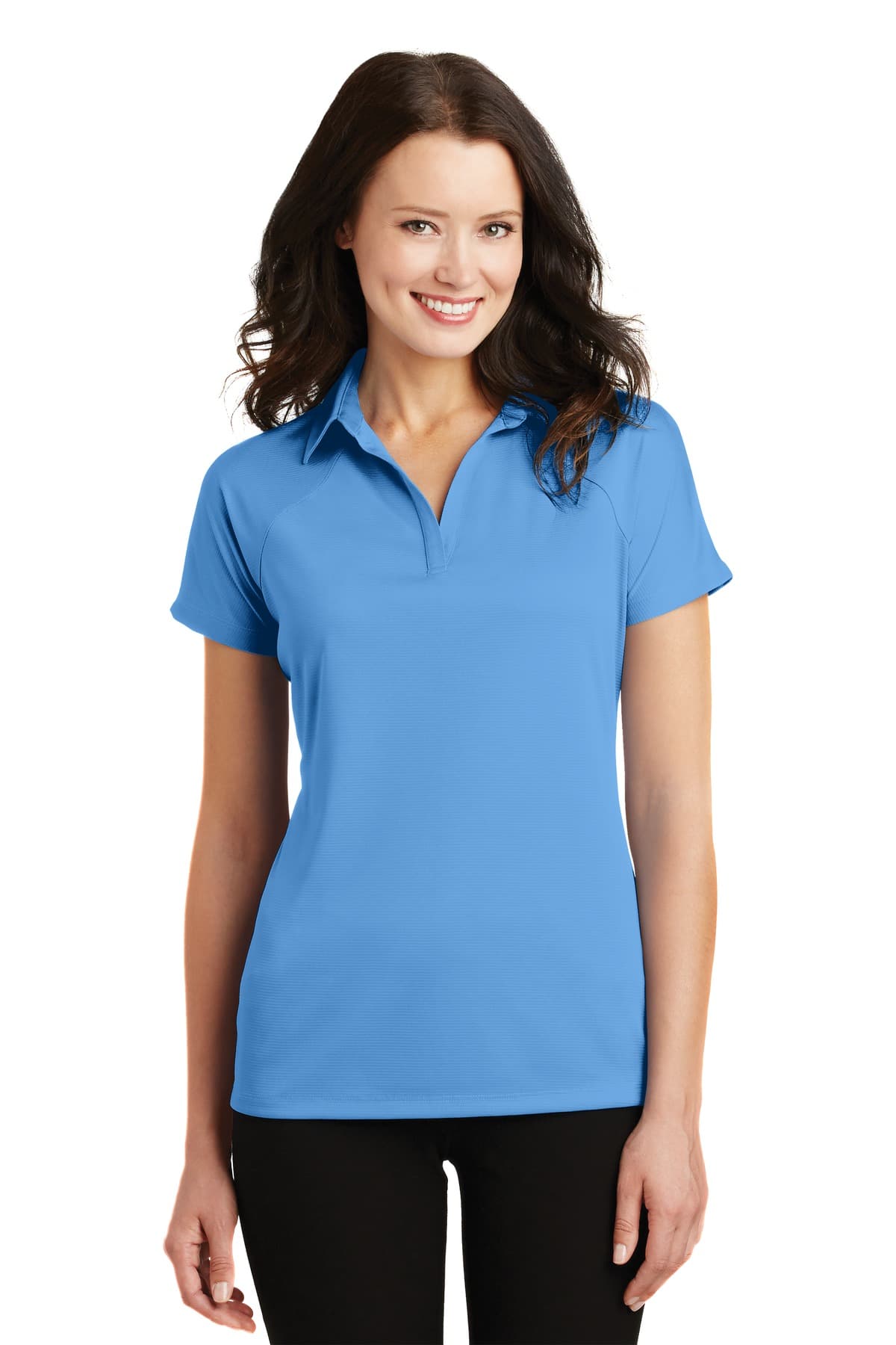 DISCONTINUED Port Authority Women's Crossover Raglan Polo. L575