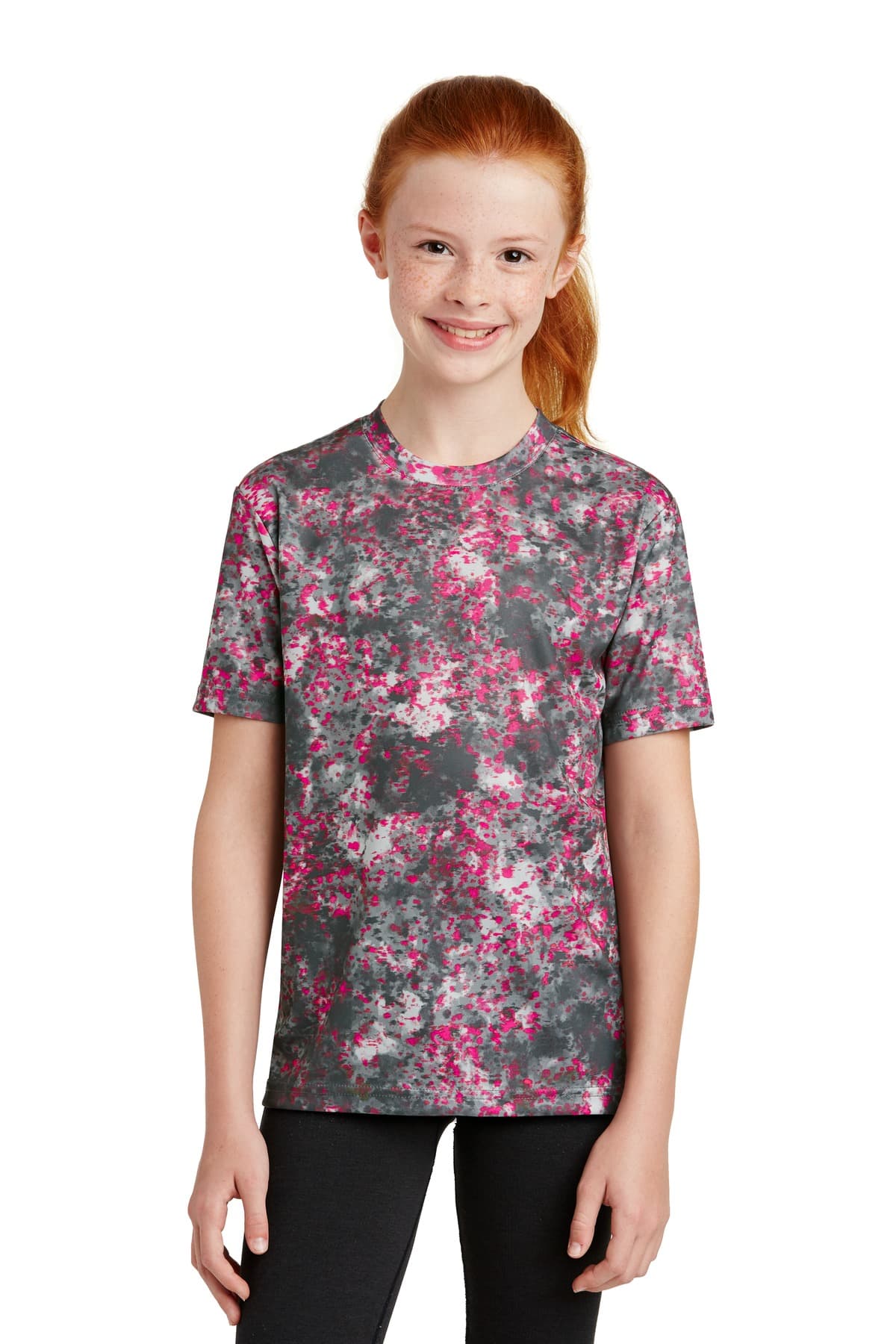 DISCONTINUED Sport-Tek Youth Mineral Freeze Tee. YST330