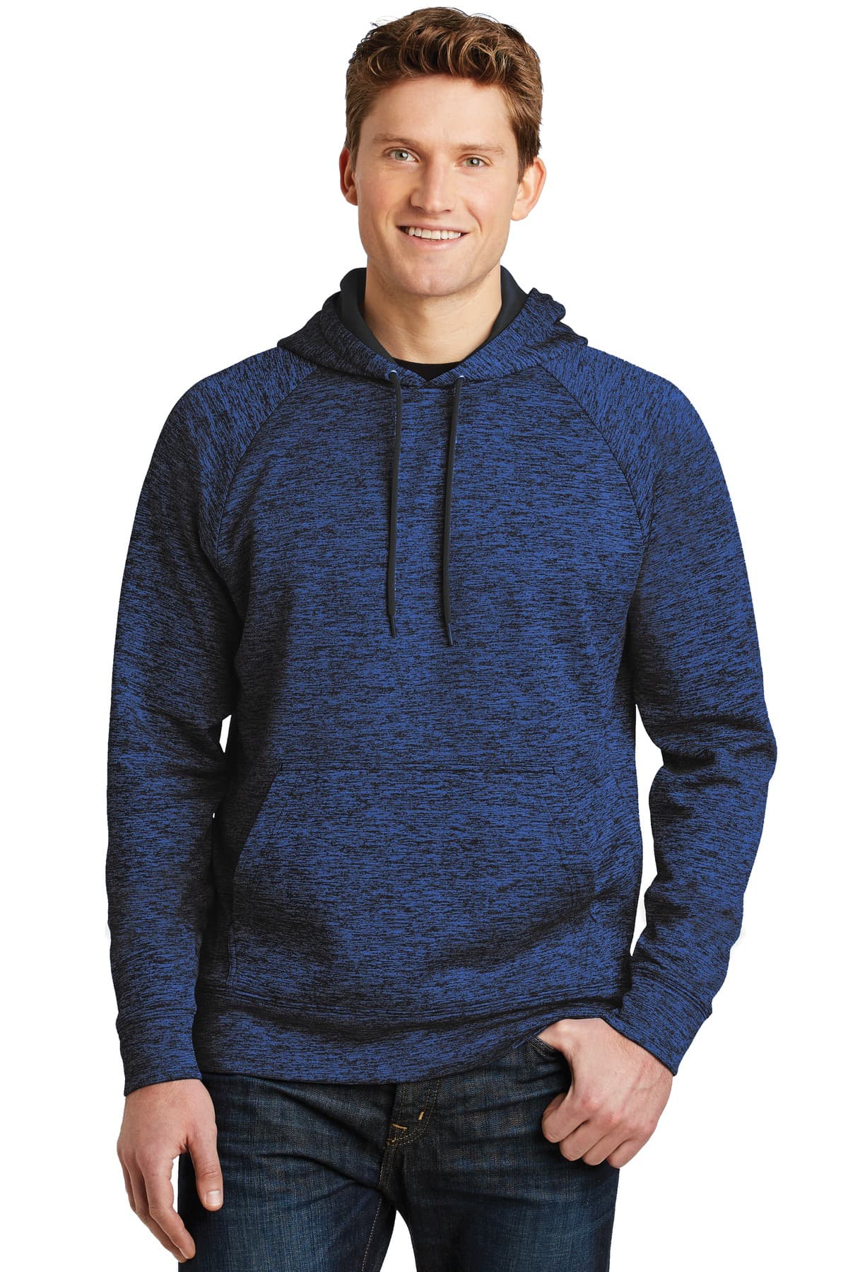 Sport-Tek PosiCharge Electric Heather Fleece Hooded Pullover. ST225