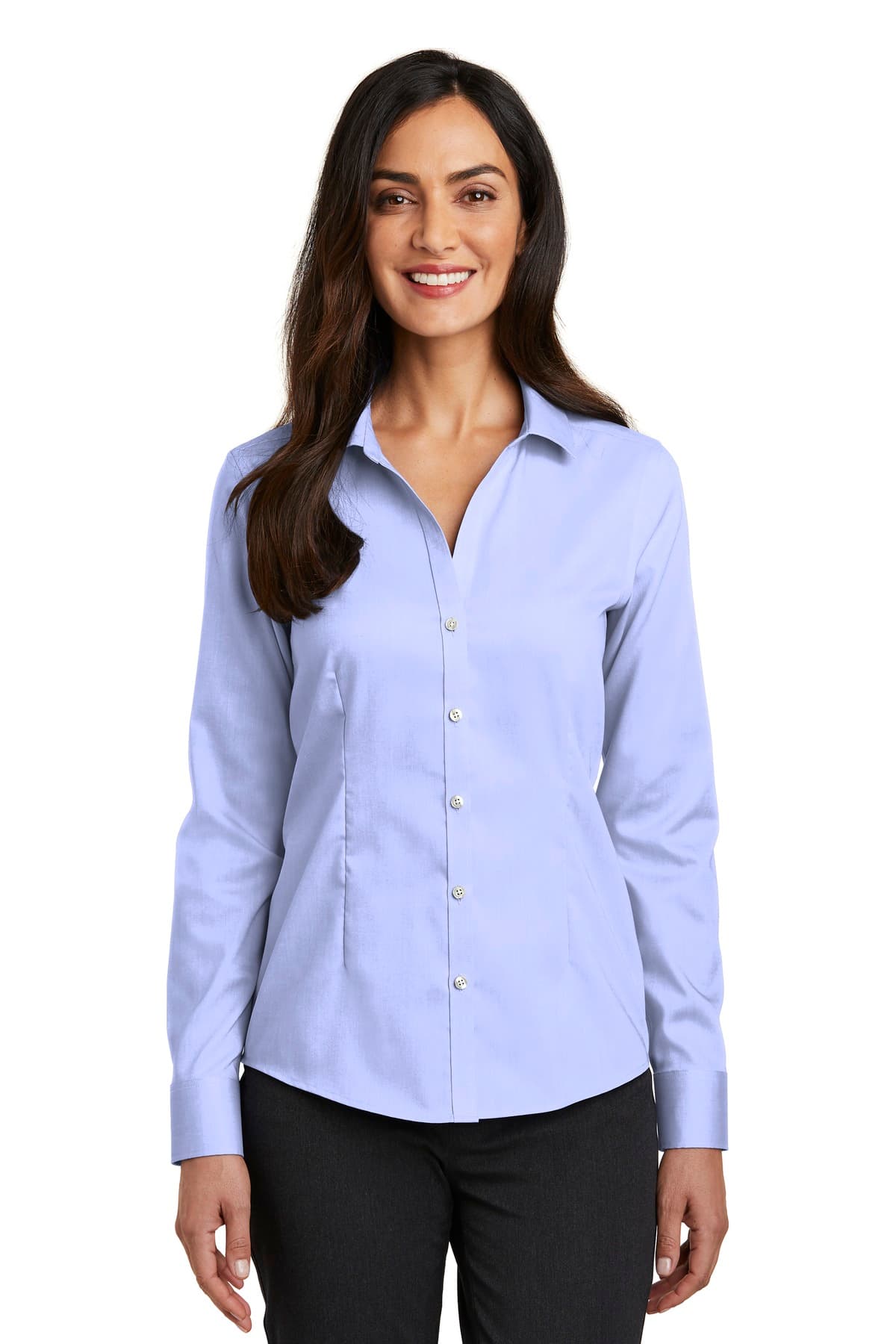 DISCONTINUED Red House  Ladies Pinpoint Oxford Non-Iron Shirt. RH250