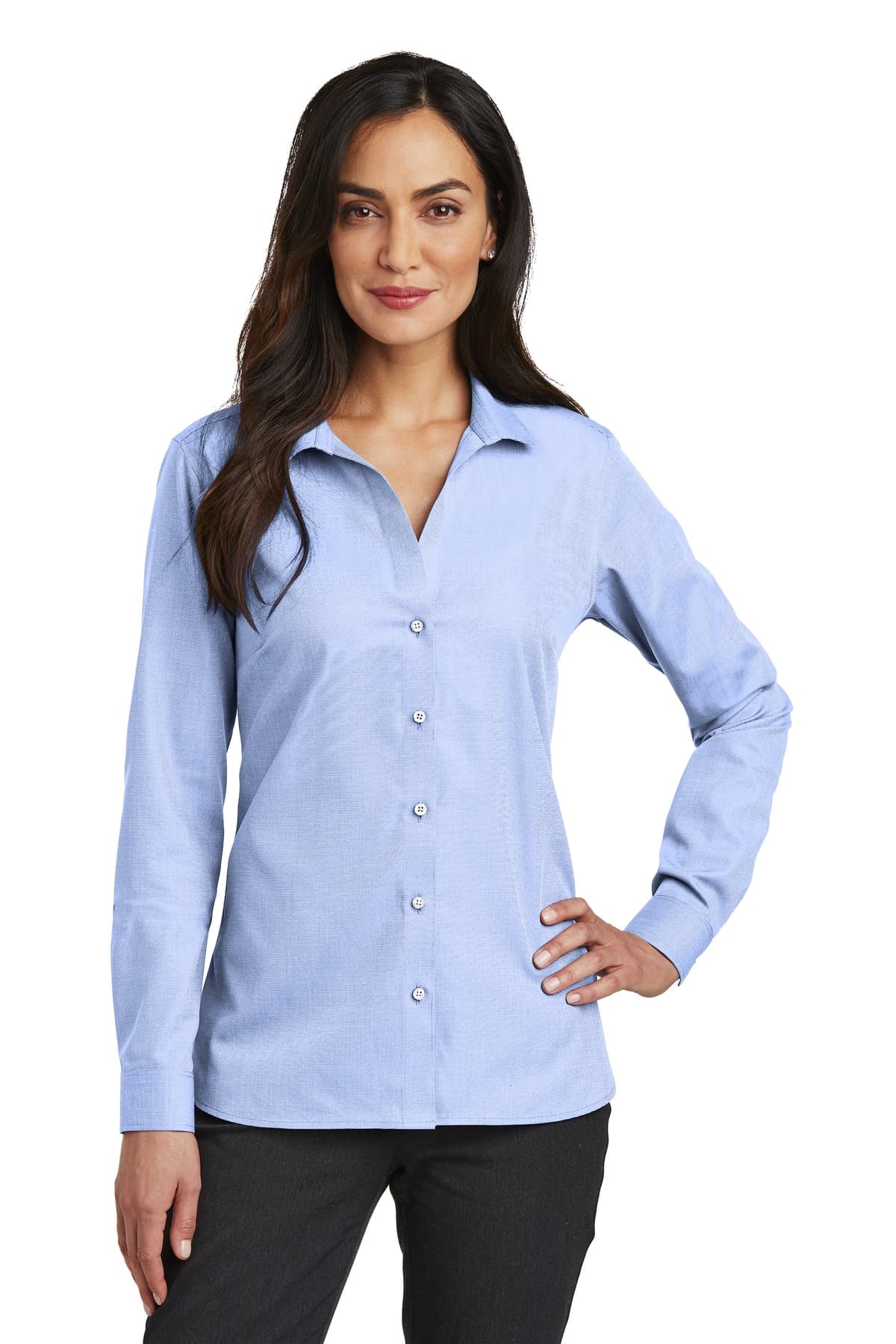 DISCONTINUED Red House  Ladies Nailhead Non-Iron Shirt. RH470
