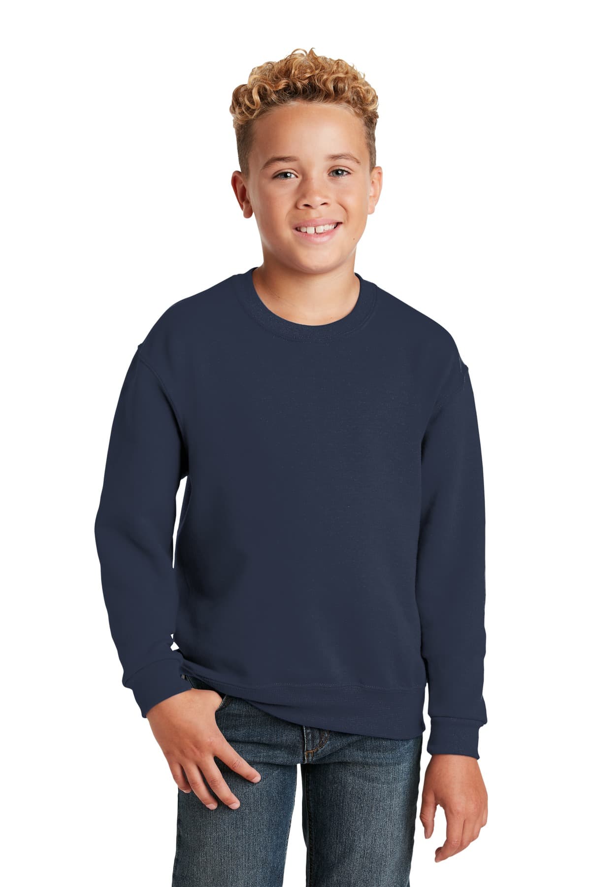 Jerzees - Youth NuBlend Crewneck Sweatshirt.  562B