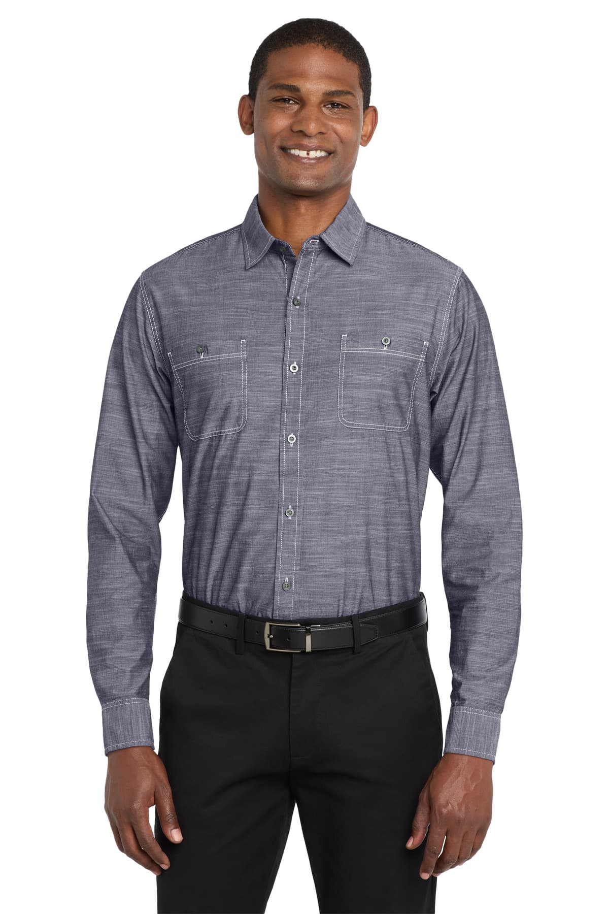 Port Authority Slub Chambray Shirt. W380