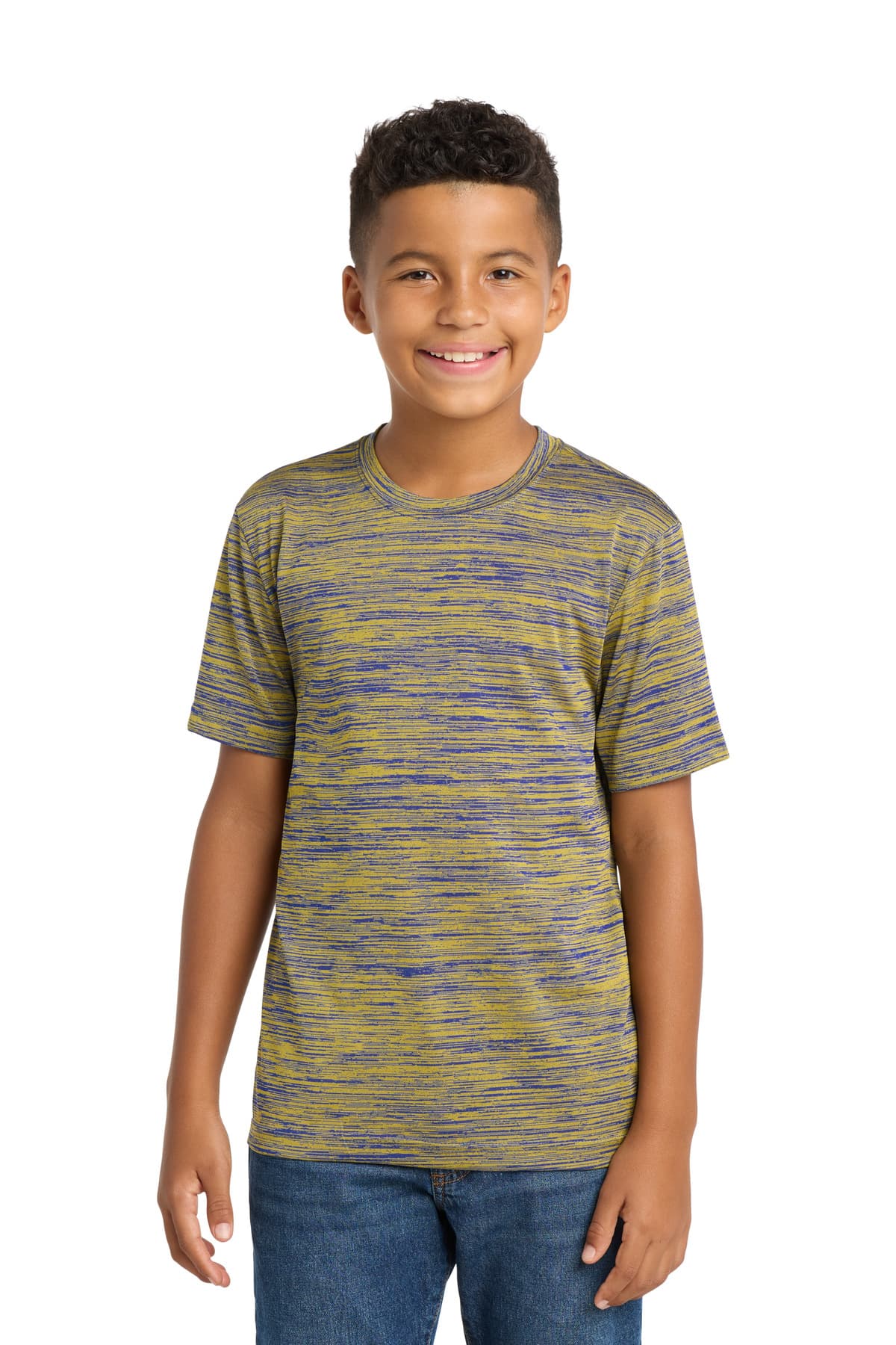 Sport-Tek Youth PosiCharge Electric Heather Tee. YST390
