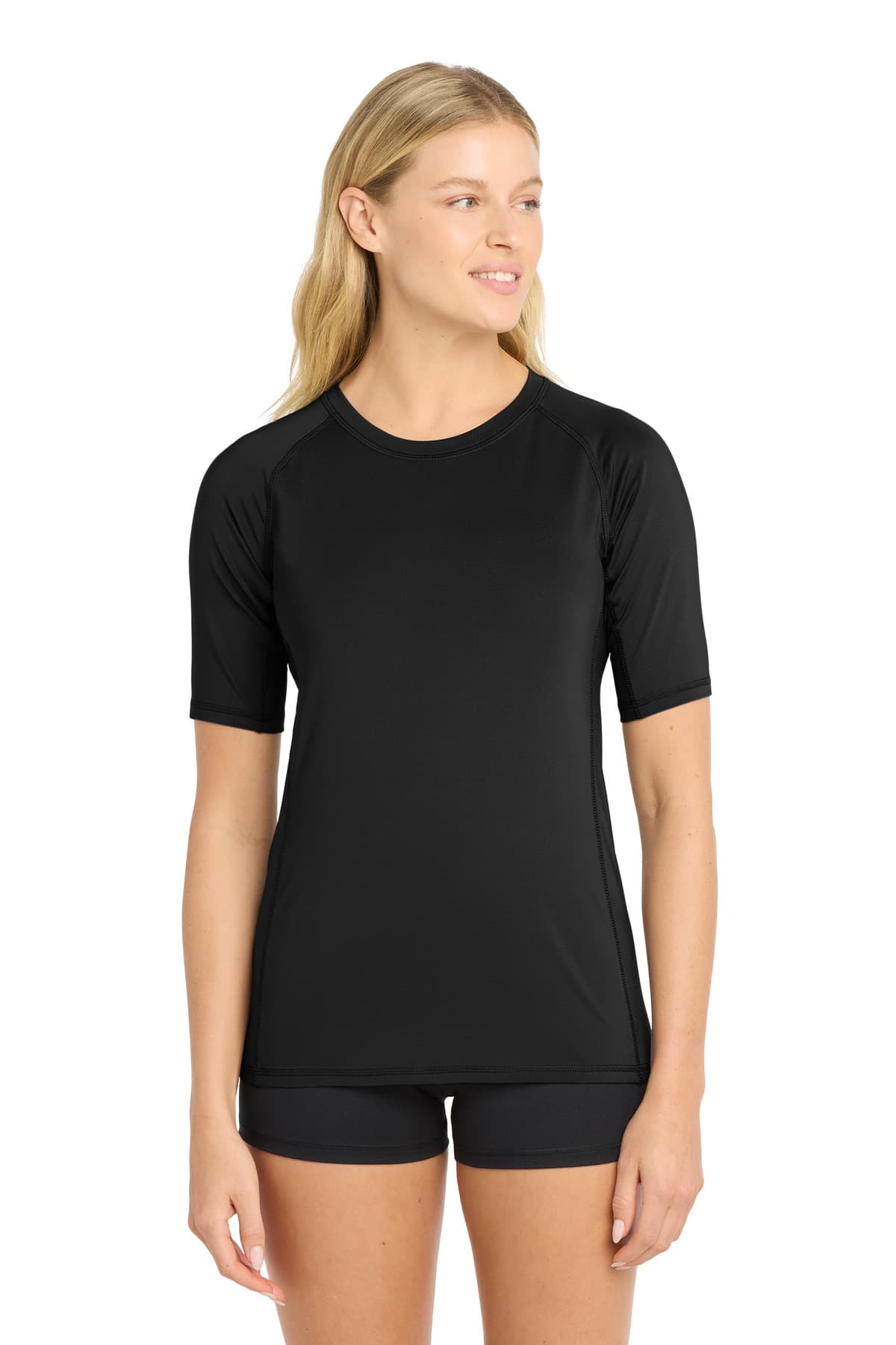 DISCONTINUED Sport-Tek  Women's Rashguard Tee. LST470