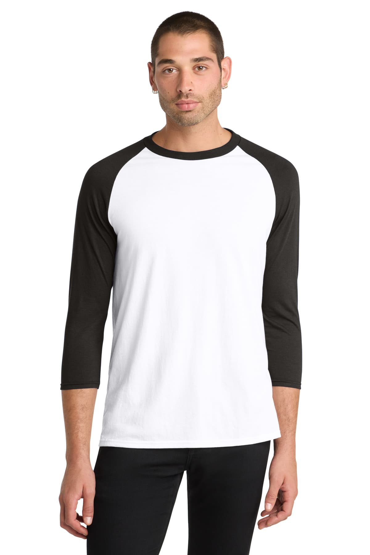 District  Perfect Tri 3/4-Sleeve Raglan. DM136
