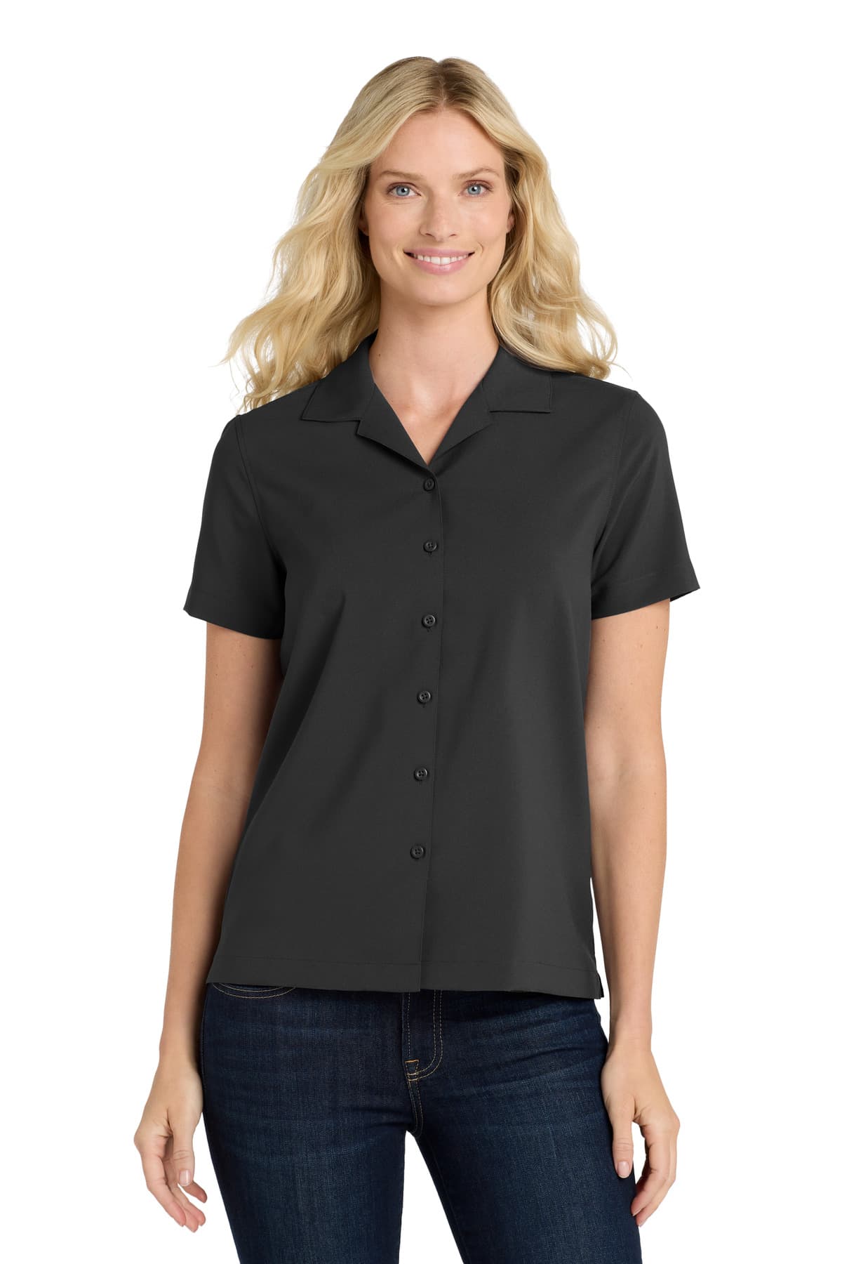 Port Authority Women's Short Sleeve Performance Staff Shirt LW400