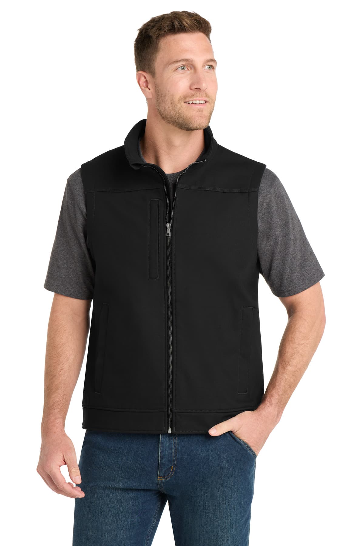 CornerStone Duck Bonded Soft Shell Vest CSV60