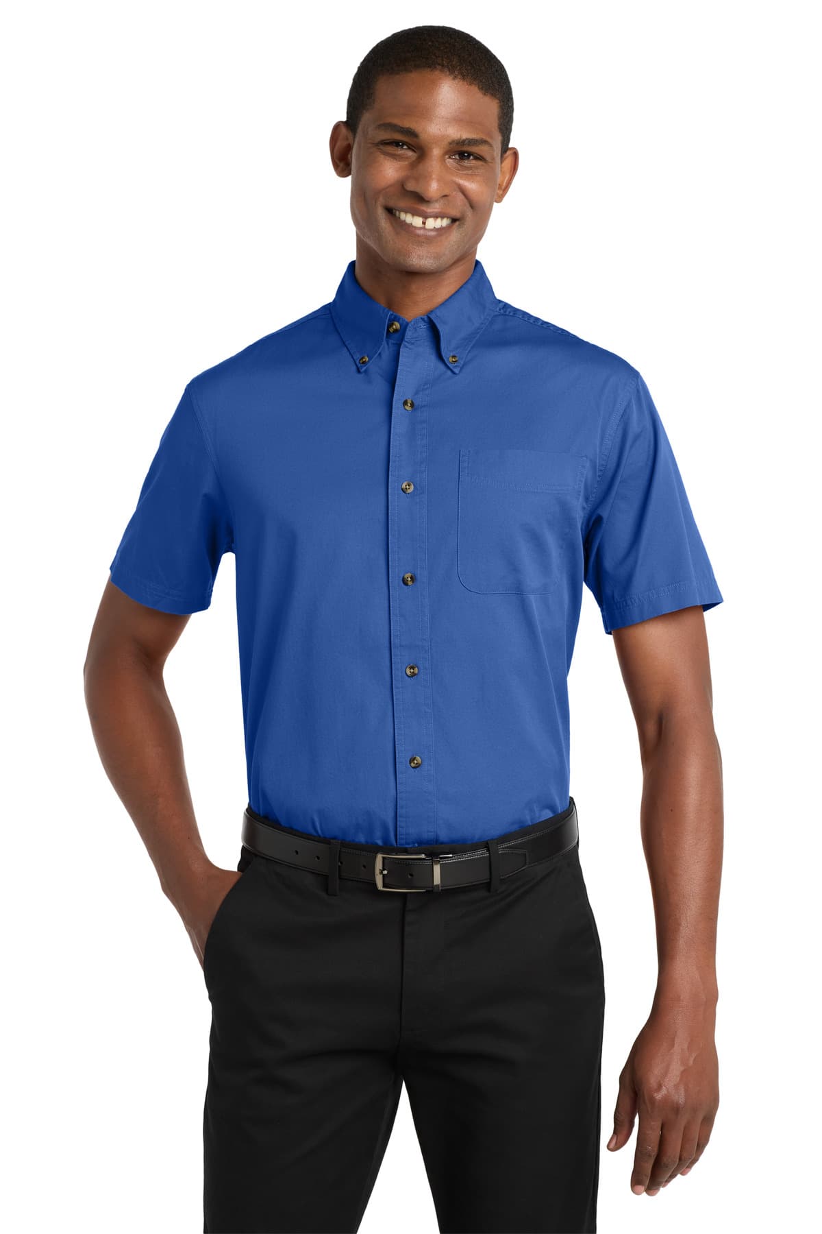 Port Authority Short Sleeve Twill Shirt. S500T
