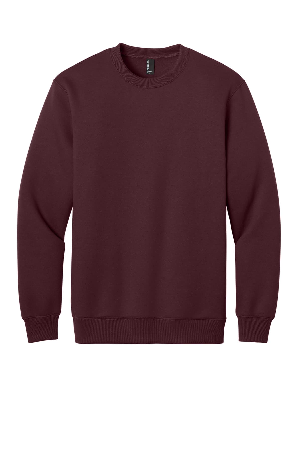 Port & Co Foundation Fleece Pullover Crewneck Sweatshirt PC107