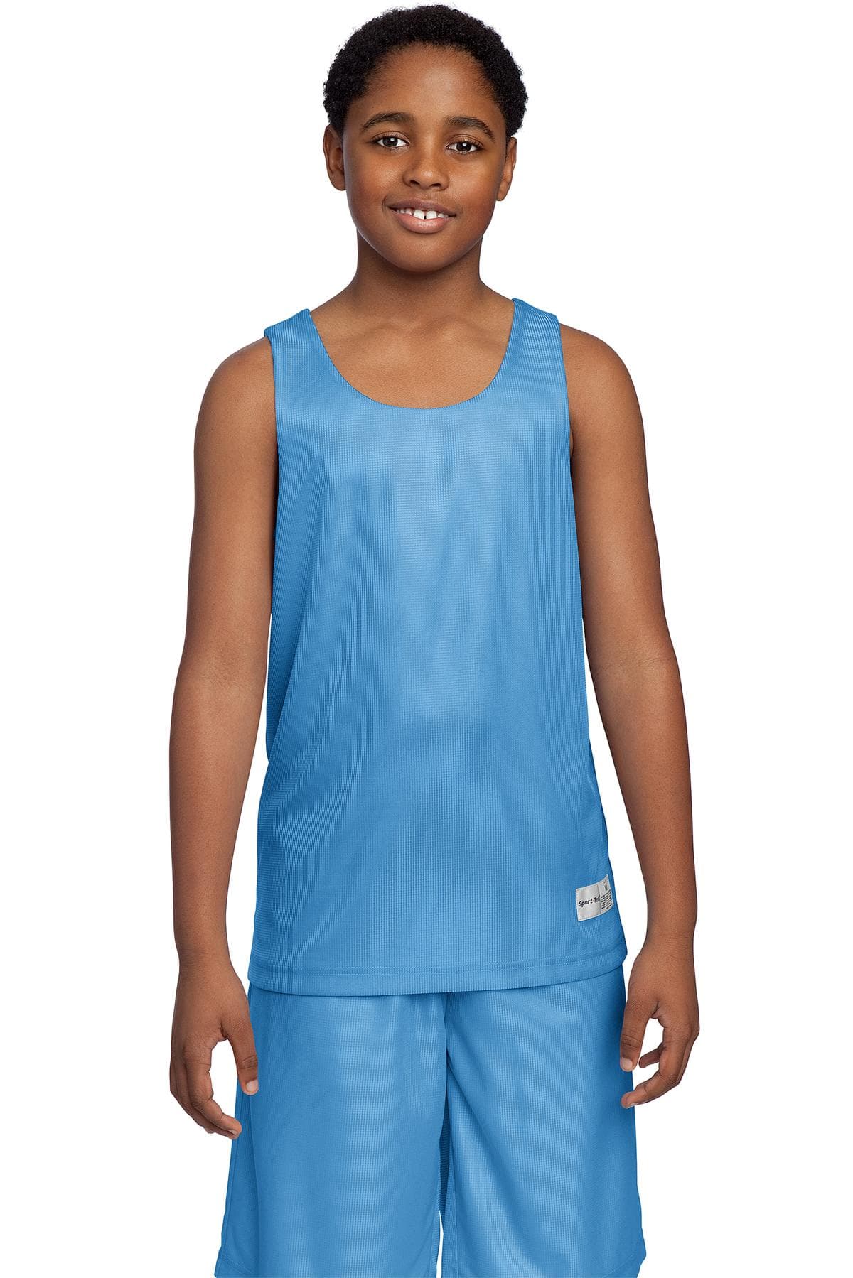 DISCONTINUED Sport-Tek Youth PosiCharge Mesh Reversible Tank. YT550
